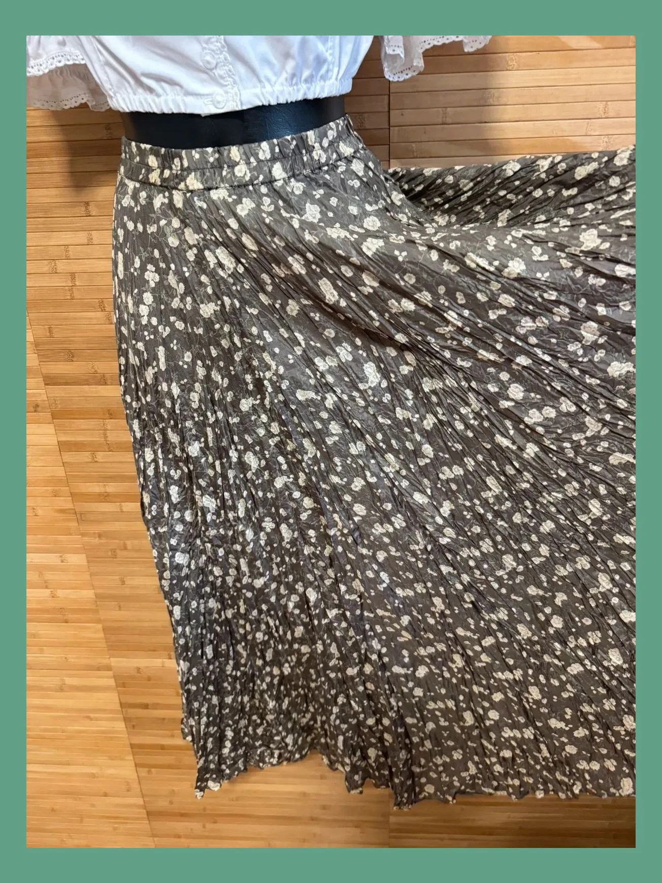 Espectacular falda larga seda 100% , talla 42 😍 – Malvin – taille XL / 42 / 14 4