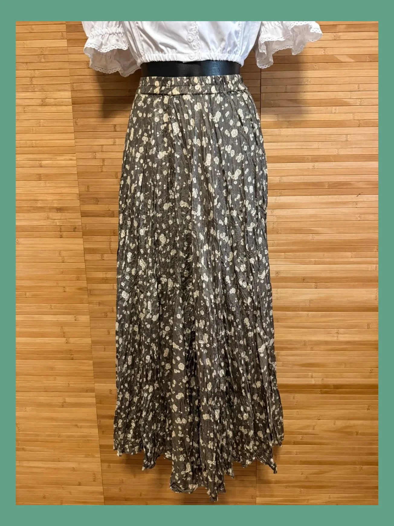 Espectacular falda larga seda 100% , talla 42 😍 – Malvin – taille XL / 42 / 14 2