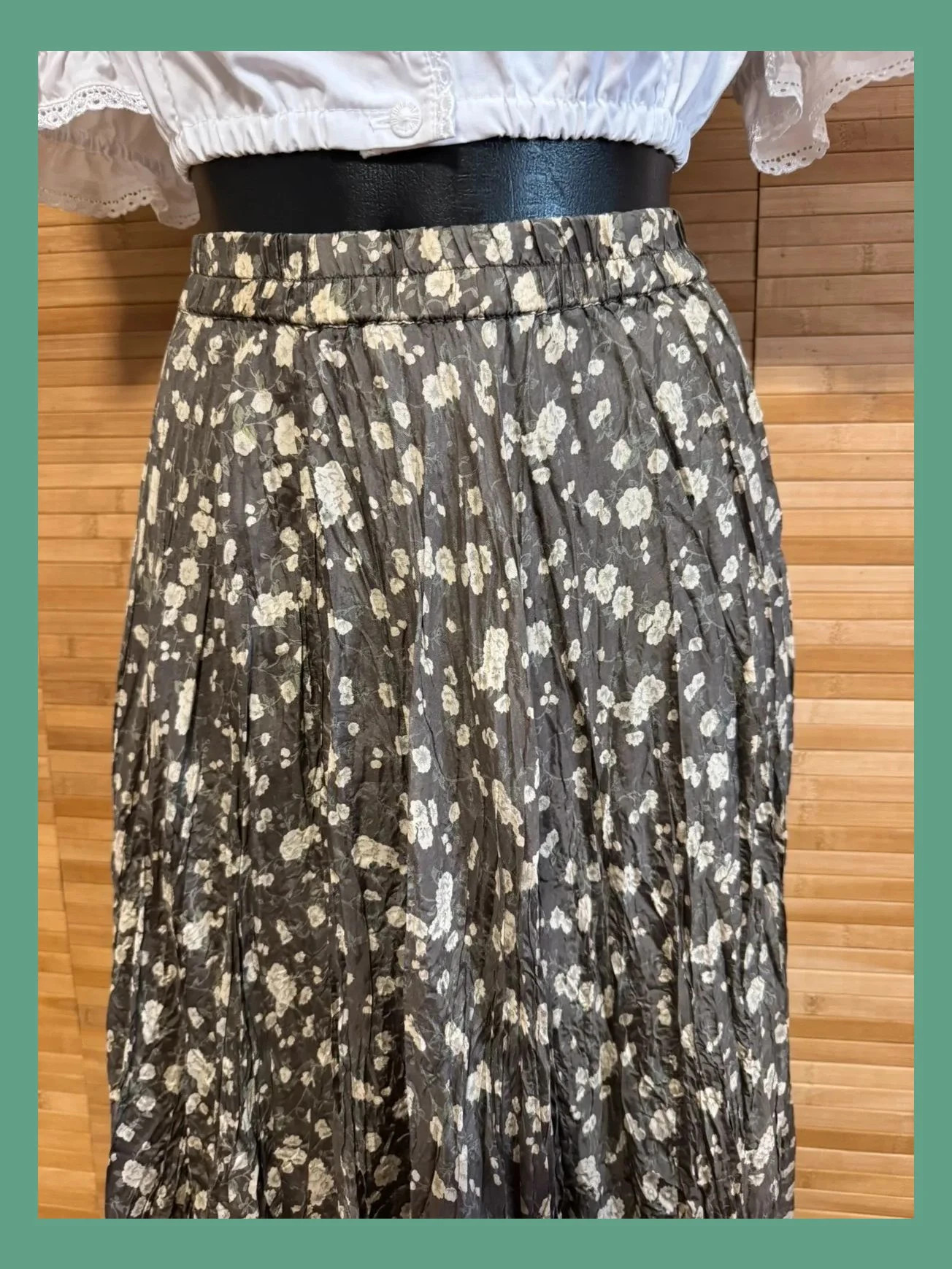 Espectacular falda larga seda 100% , talla 42 😍 – Malvin – taille XL / 42 / 14 3