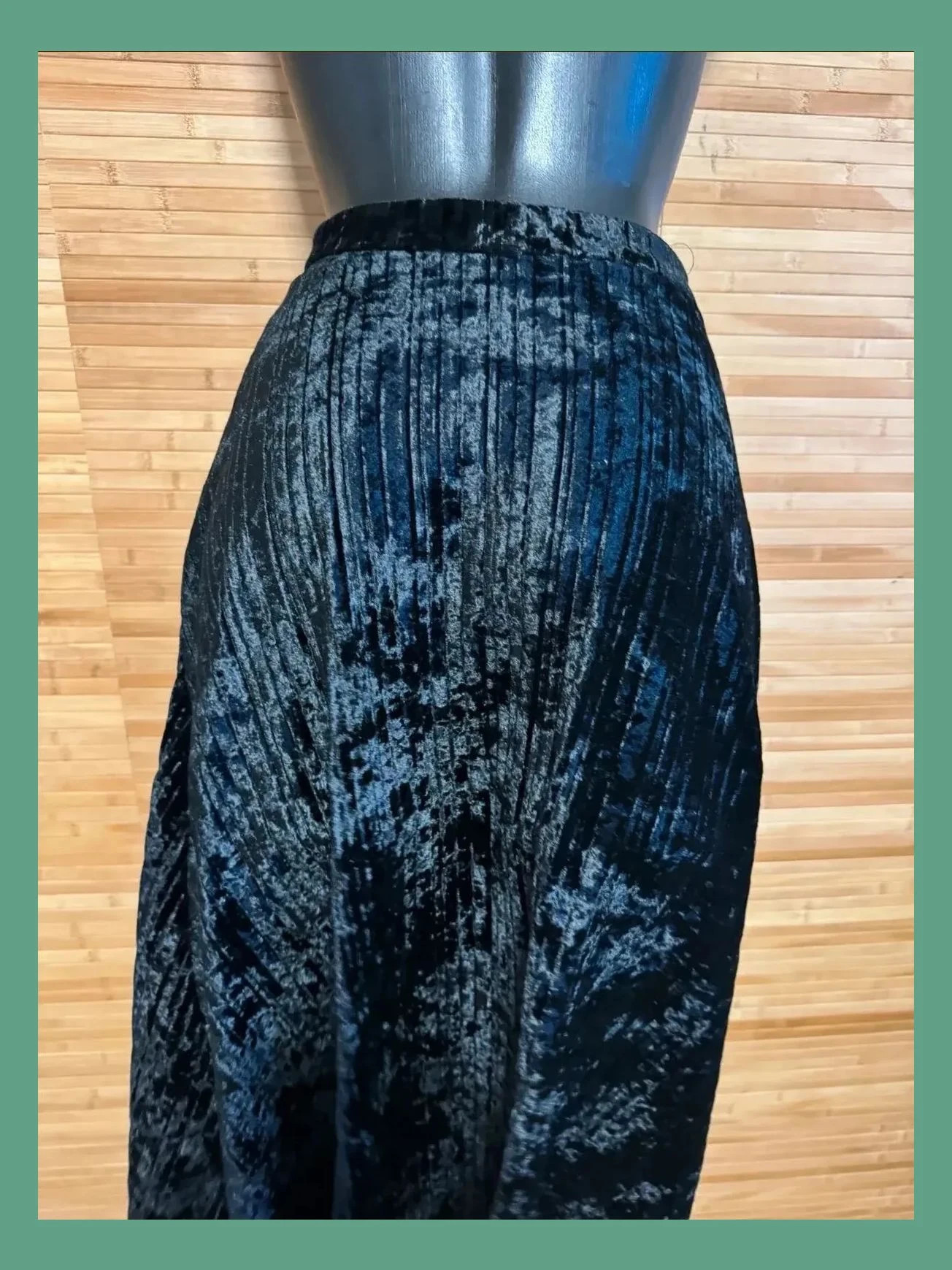 Preciosa falda larga de terciopelo Studio F, talla XS 😍 – Studio F – taille XS / 34 / 6 5