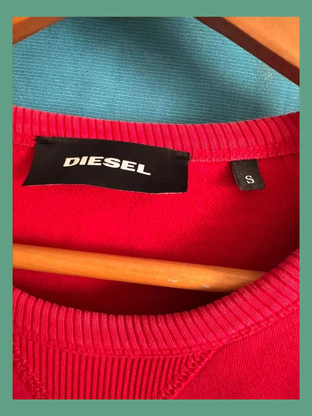 Sudadera roja de hombre marca diésel talla S 😍 – Diesel – taille S 3