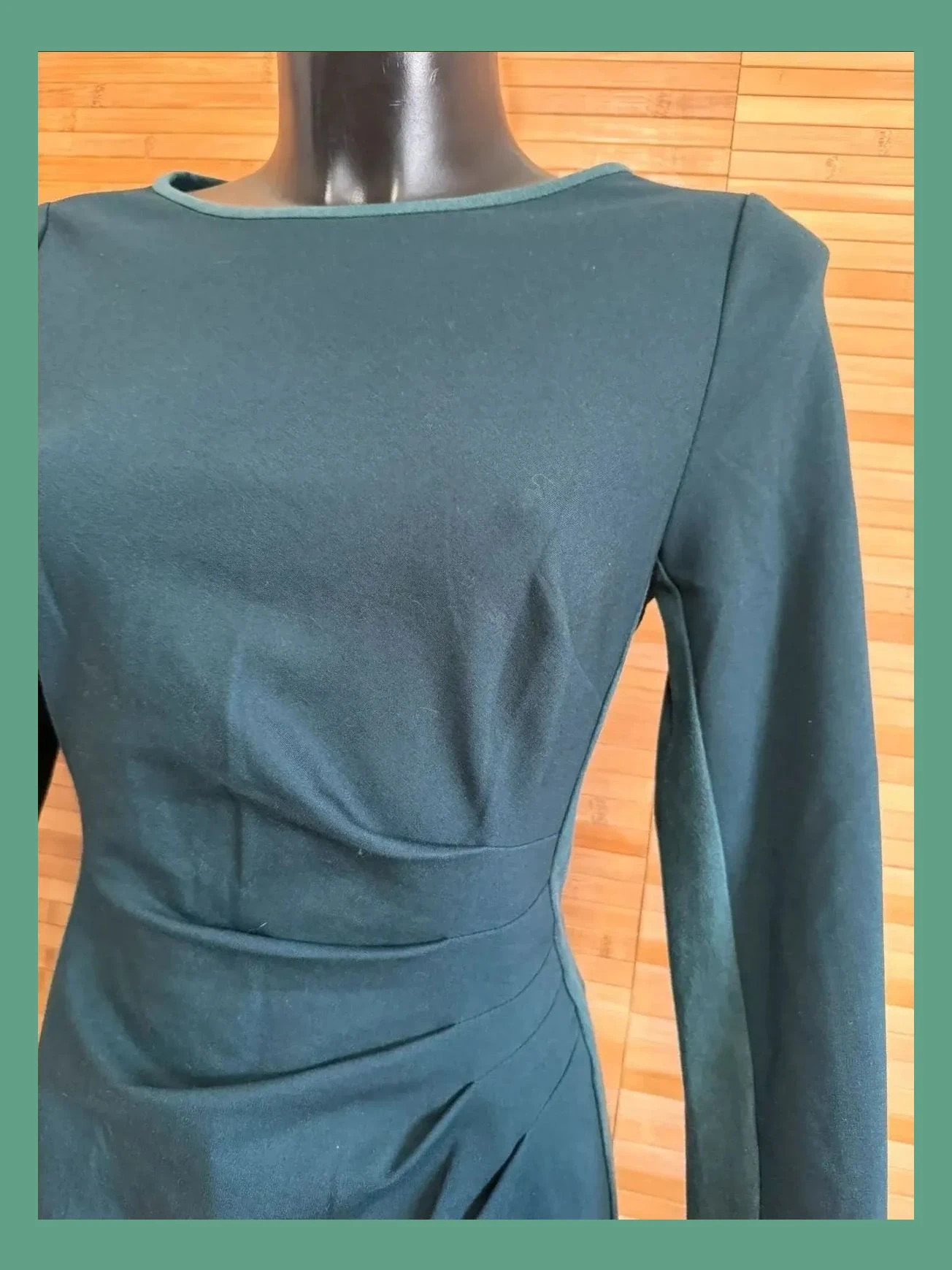 Elegante vestido verde oscuro de Ralph Lauren , talla 38 , elástico 😍 – Ralph Lauren – taille M / 38 / 10 3