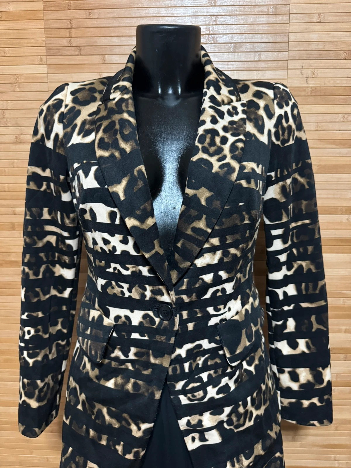 Divino blazer animal print marca Mandarín talla 38 😍 – Mandarin – taille M / 38 / 10 3