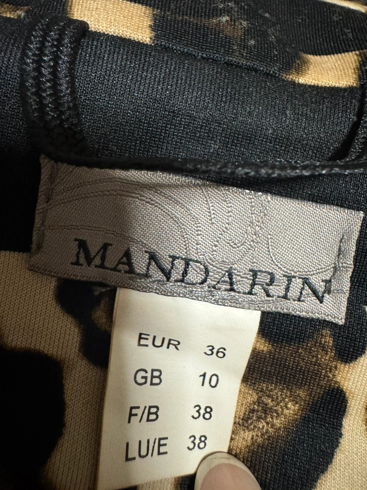 Divino blazer animal print marca Mandarín talla 38 😍 – Mandarin – taille M / 38 / 10 4