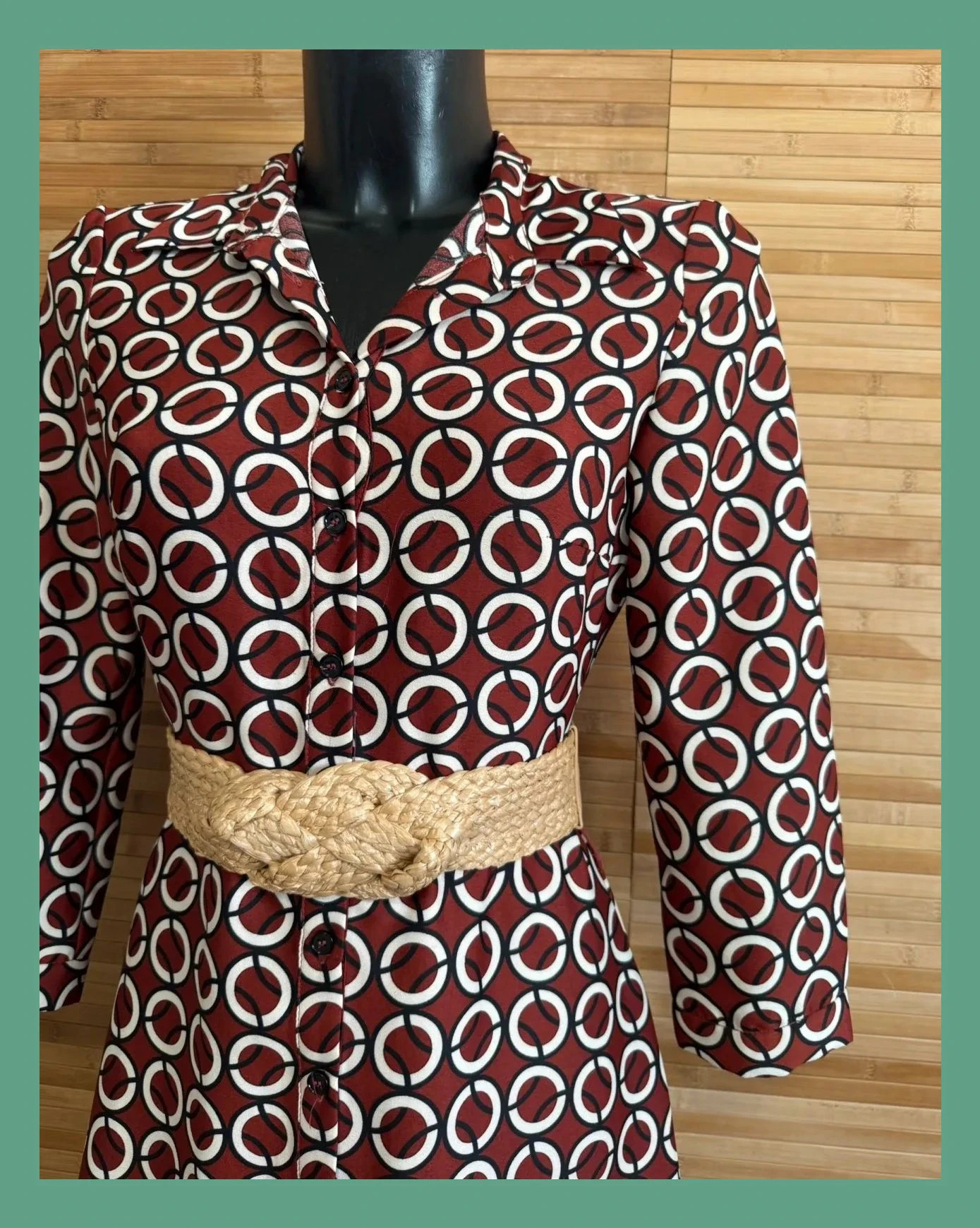 Divino vestido de Zara estilo retro , talla S , cinturón no incluido 😍 – Zara – taille S / 36 / 8 4
