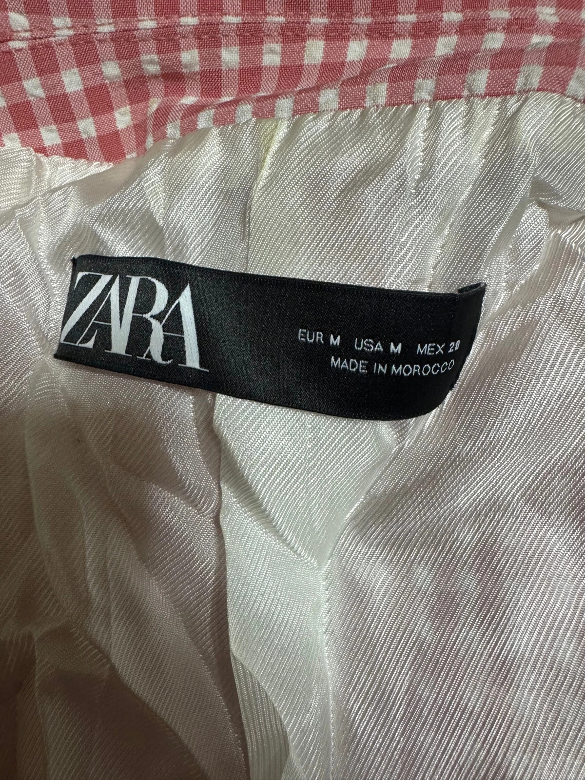 Divino blazer cuadros vichy de Zara talla M 😍 – Zara – taille M / 38 / 10 4