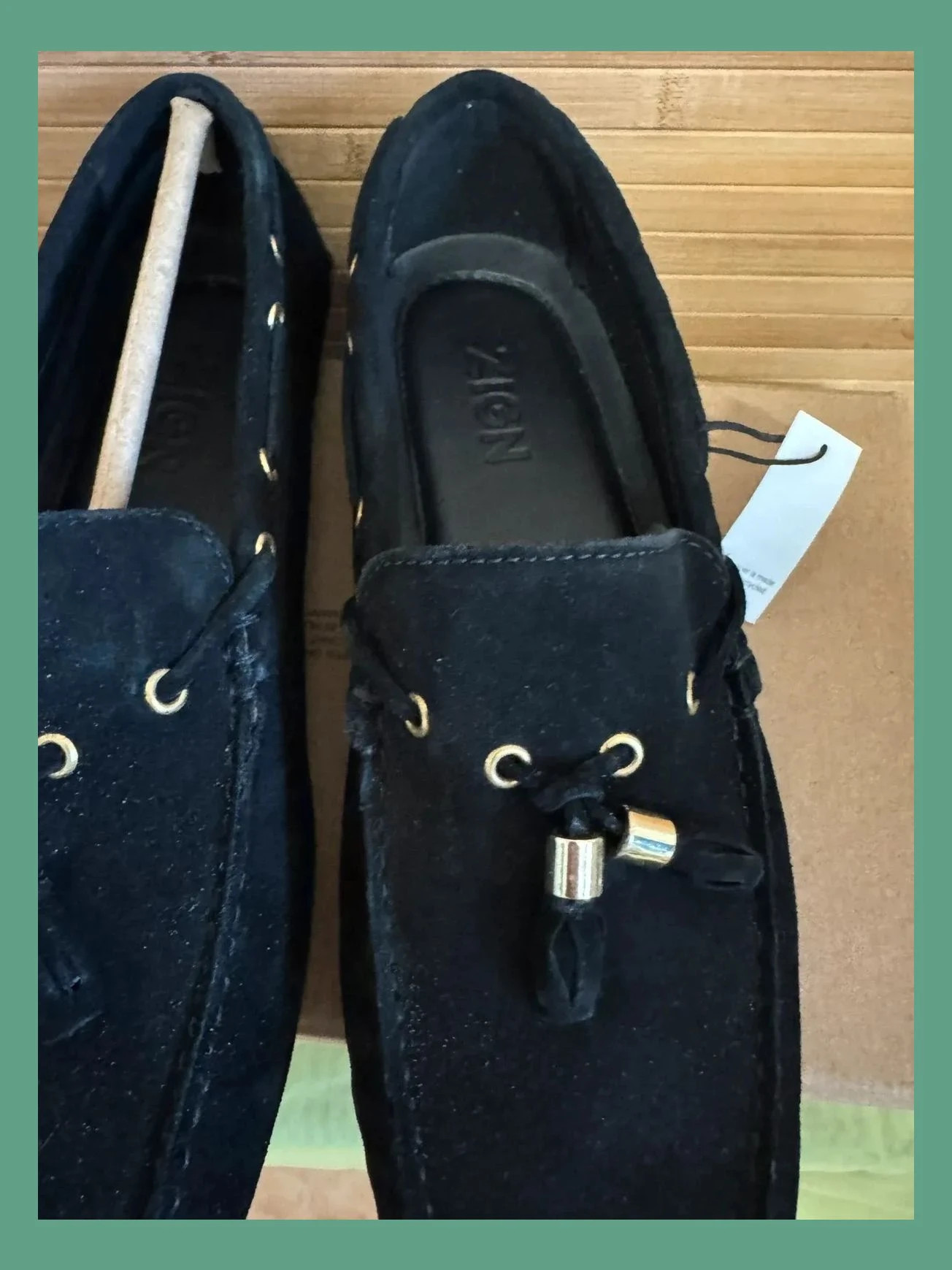 ZIGN flats for men in black. Made of ante. Sin usar. Size 43 EU 😍 – Zign – taille 43 4