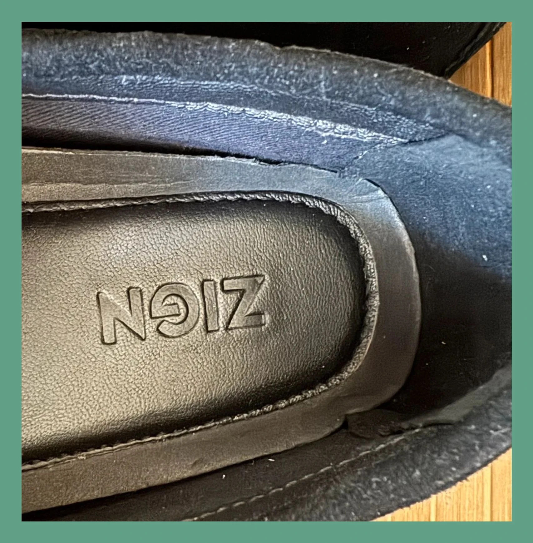 ZIGN flats for men in black. Made of ante. Sin usar. Size 43 EU 😍 – Zign – taille 43 5