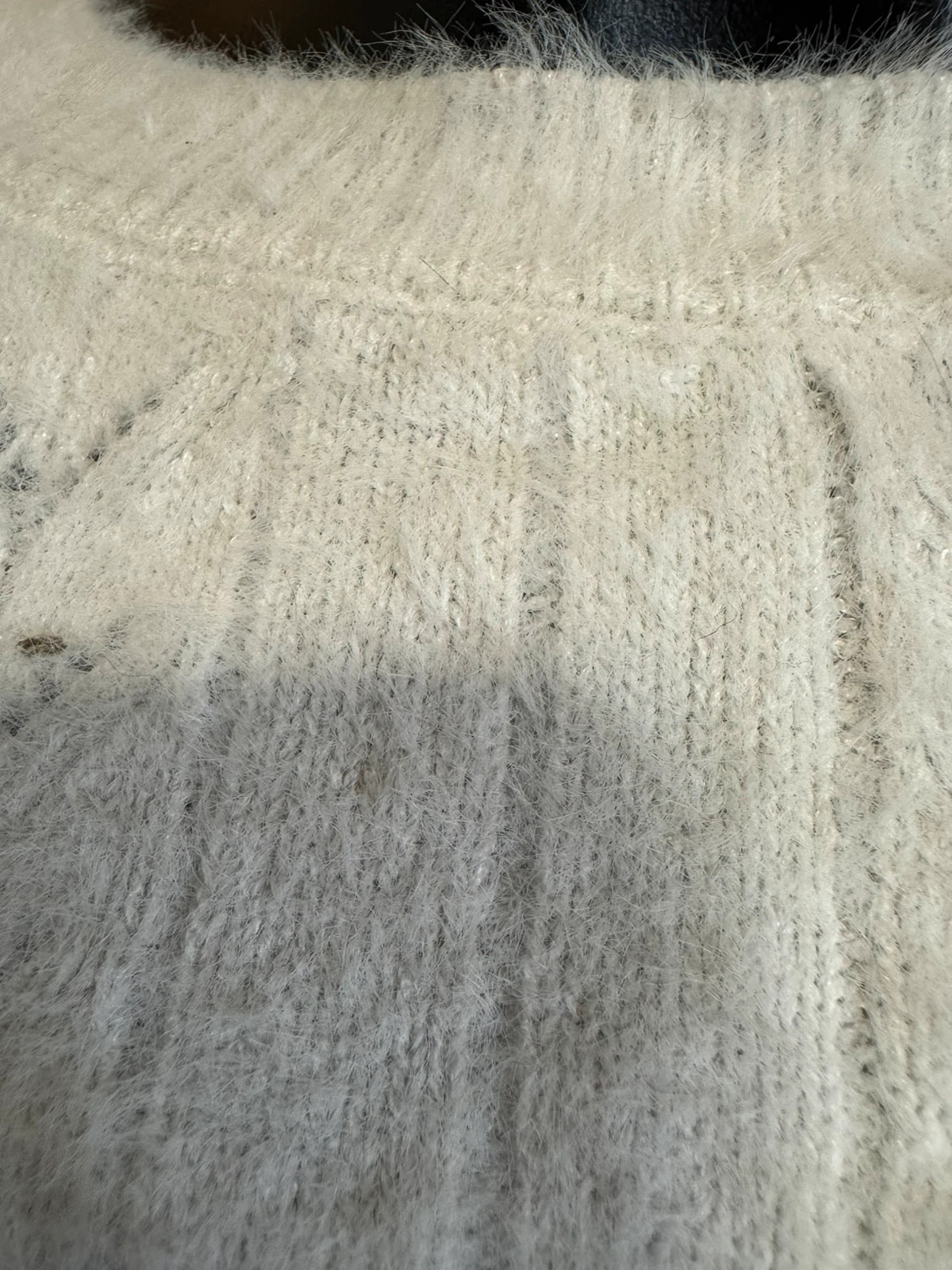 Jersey blanco muy suave talla única 😍 – Vintage – taille Taille unique 3
