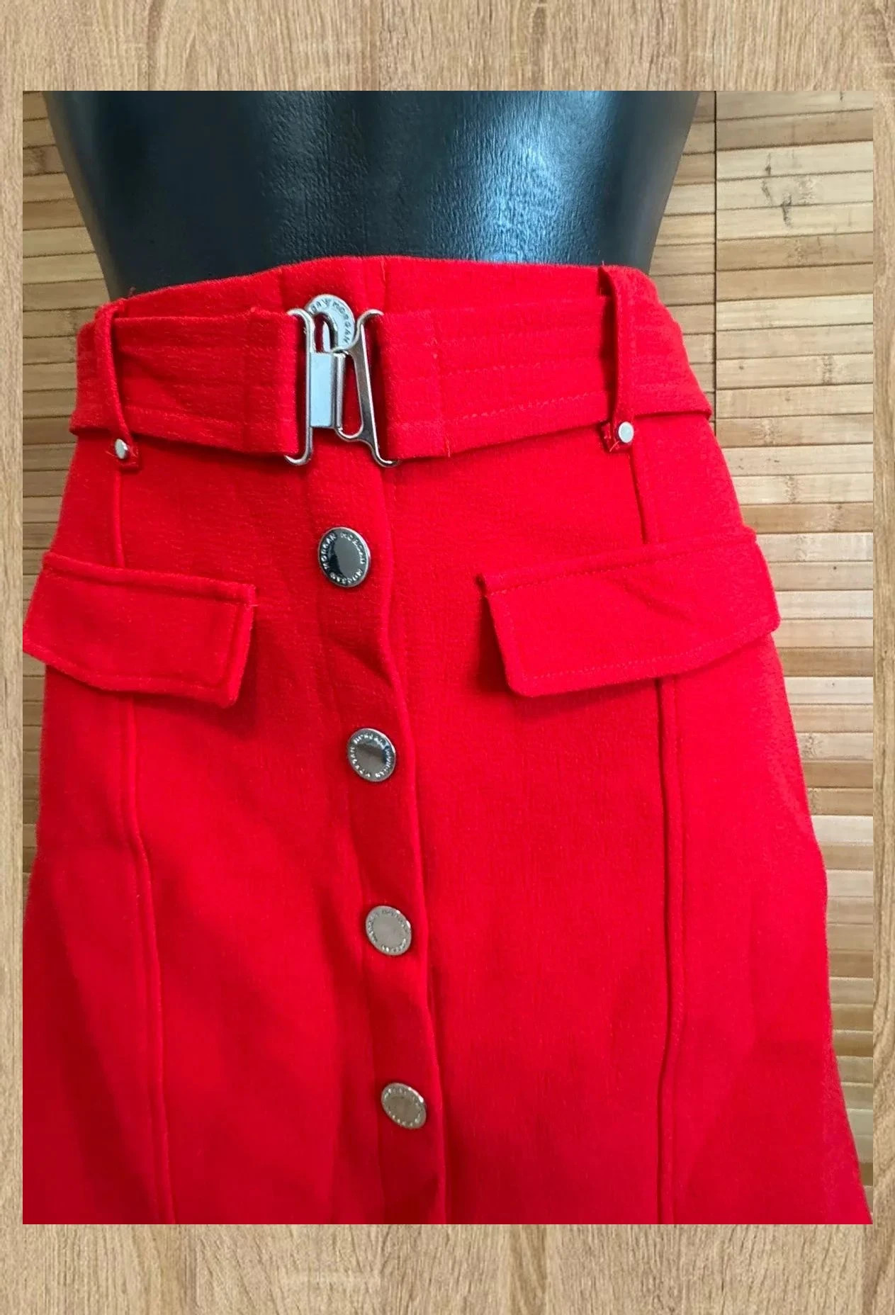 Divina mini falda roja de morgan , talla 36 😍 – Morgan – taille S / 36 / 8 3