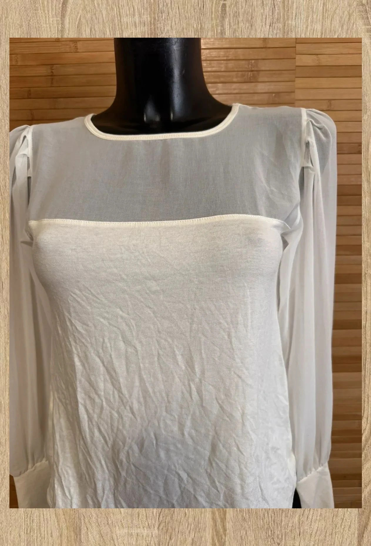 Blusa blanca de mango talla S 😍 – Mango – taille S / 36 / 8 3