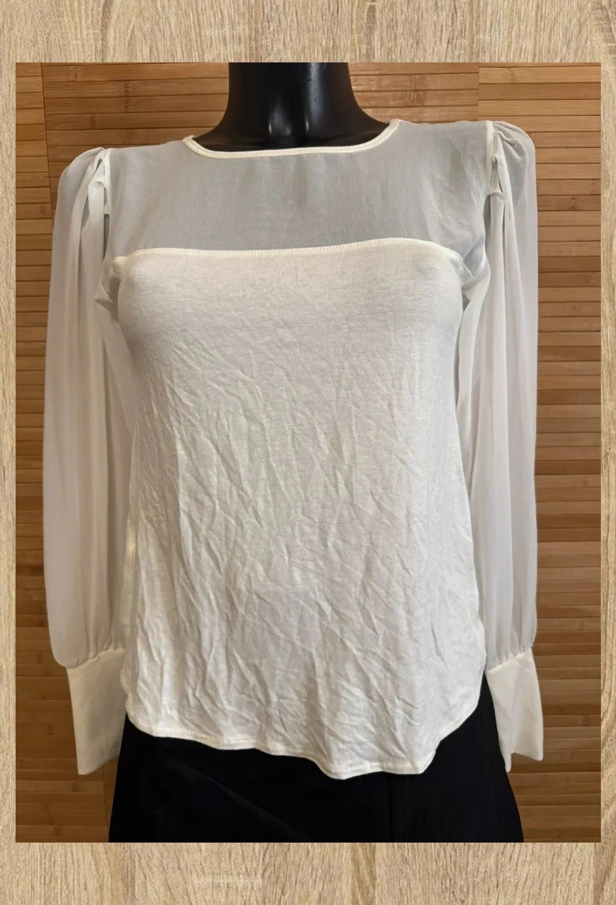 Blusa blanca de mango talla S 😍 – Mango – taille S / 36 / 8 2