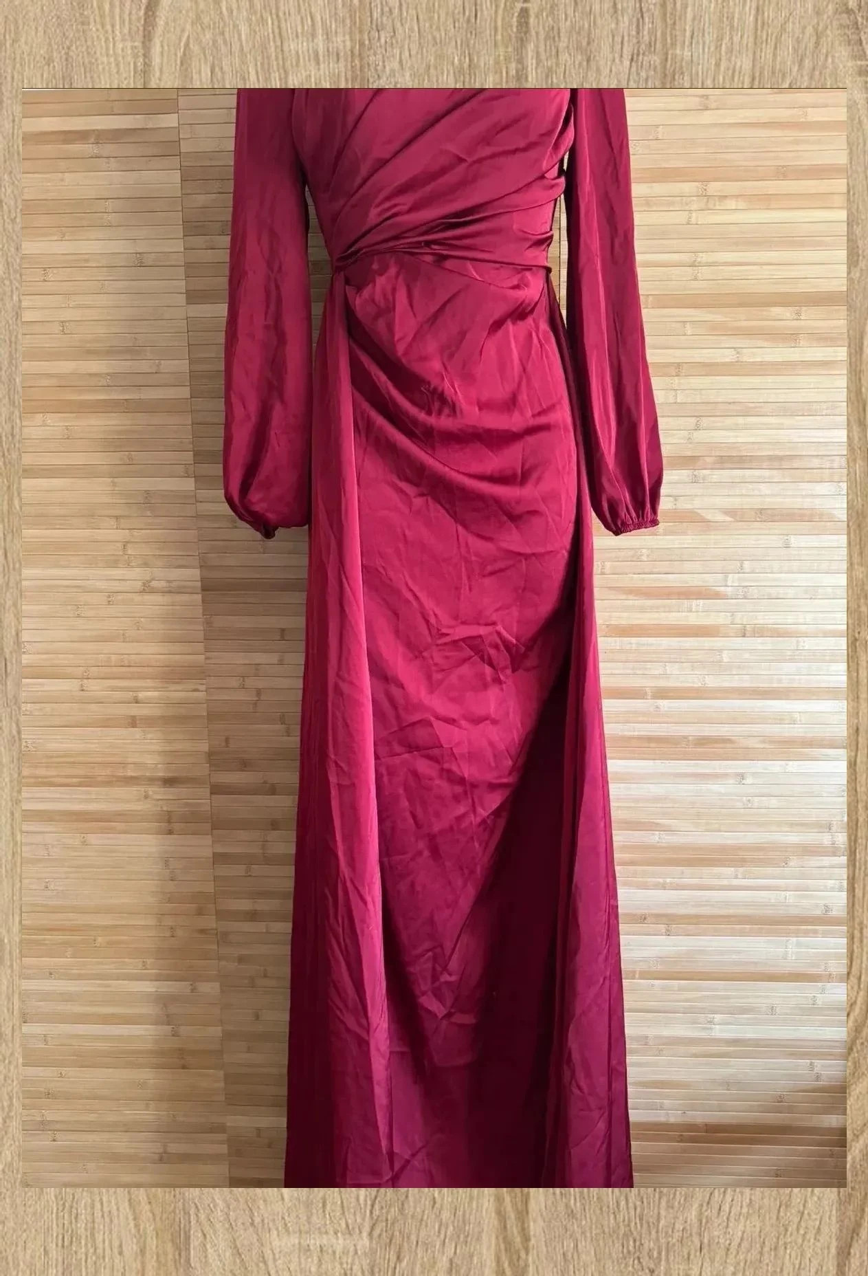 Divino vestido largo satinado ideal fiestas , talla única para M 😍 – La Boutique – taille M / 38 / 10 3