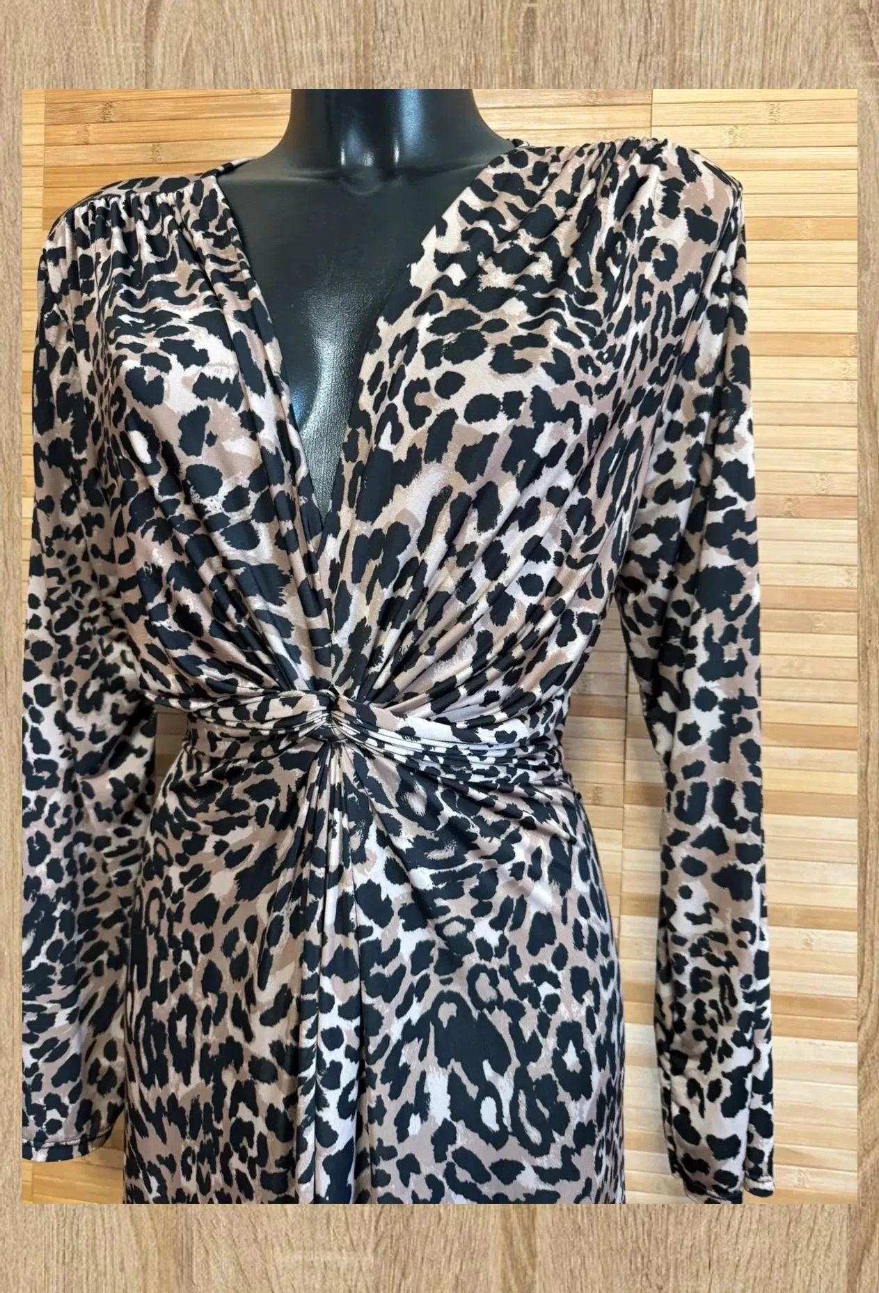 Divino vestido animal print , tela muy elástica, talla única para XL 😍 – La Boutique – taille Taille unique 4