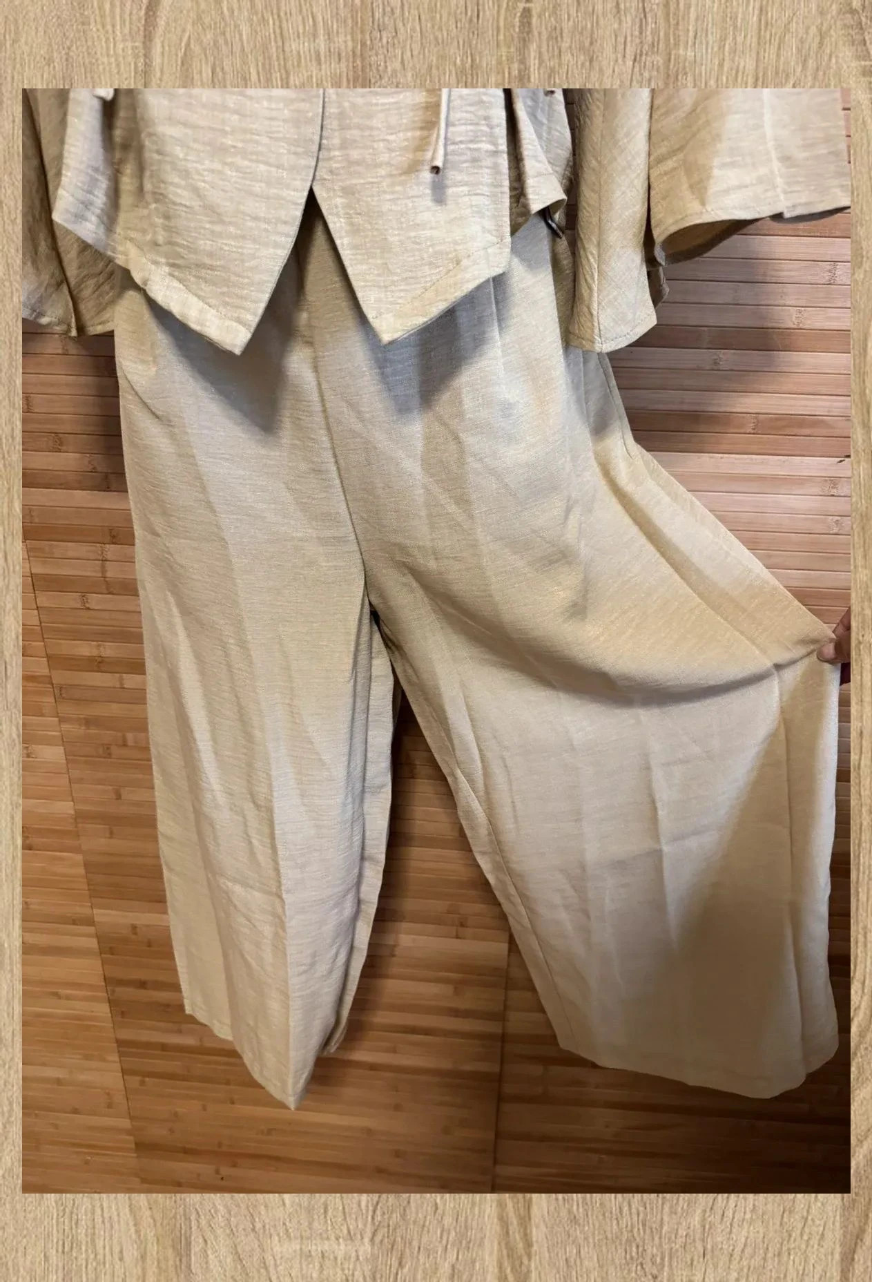 Conjunto pantalón culotte y blusa talla única para L 😍 – La Boutique – taille Taille unique 5