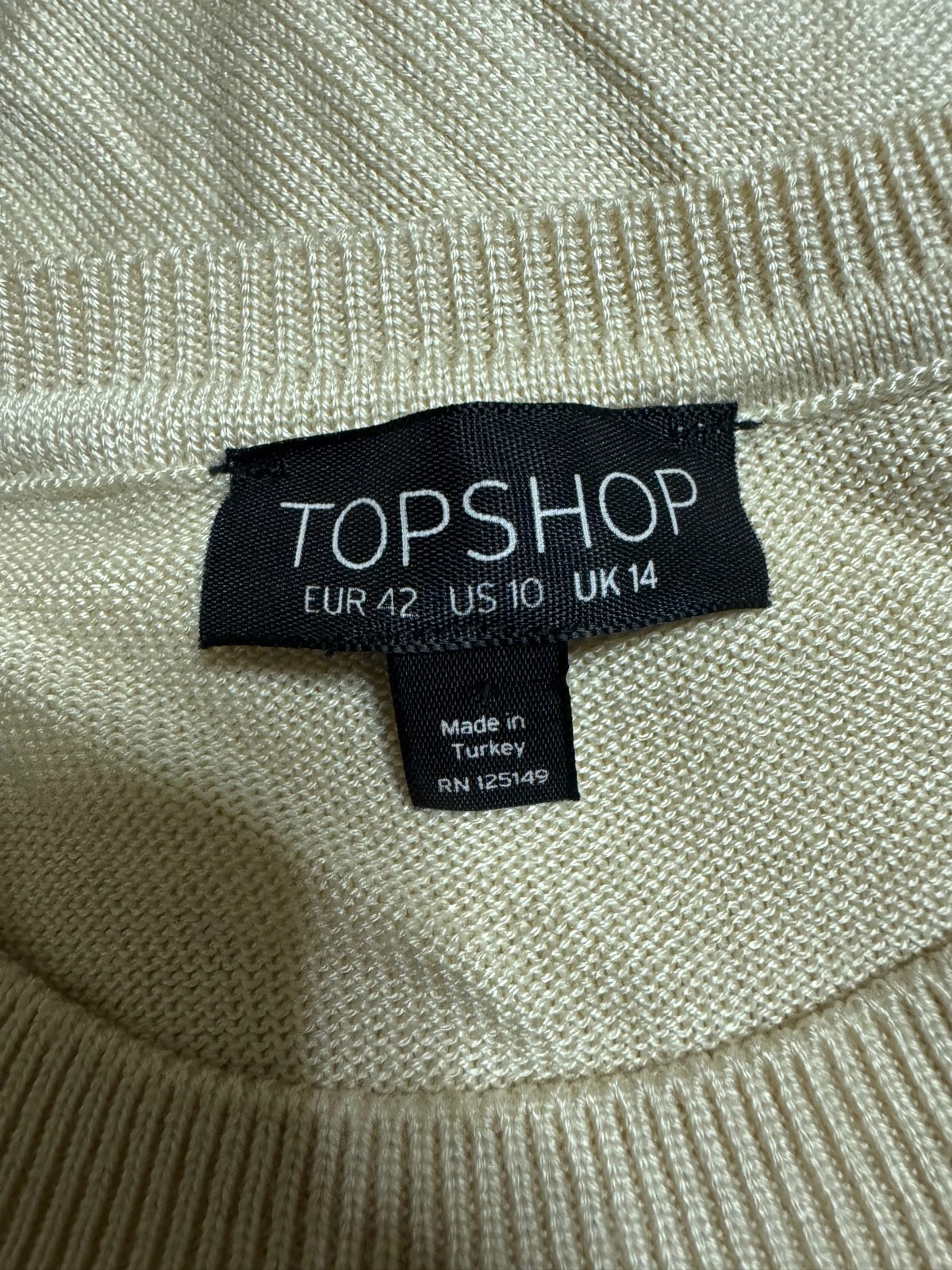 Jersey con lentejuelas y abalorios de topshop talla 42 😍 – Topshop – taille M / 38 / 10 4