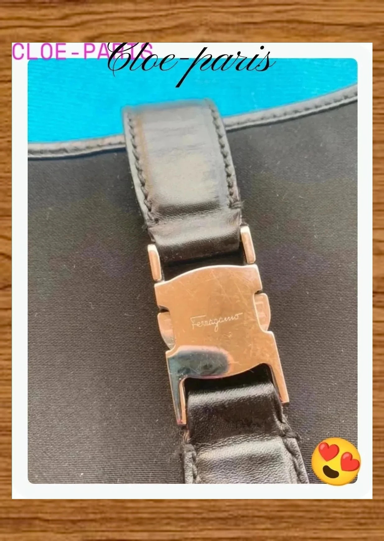 Bolso de mano vintage lona y piel , de Salvatore Ferragamo 😍 – Salvatore Ferragamo 4