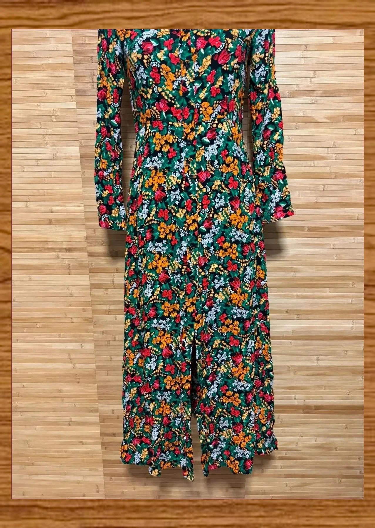 Divino vestido largo estampado flores de tela viscosa talla S 😍 – La Boutique – taille S / 36 / 8 2