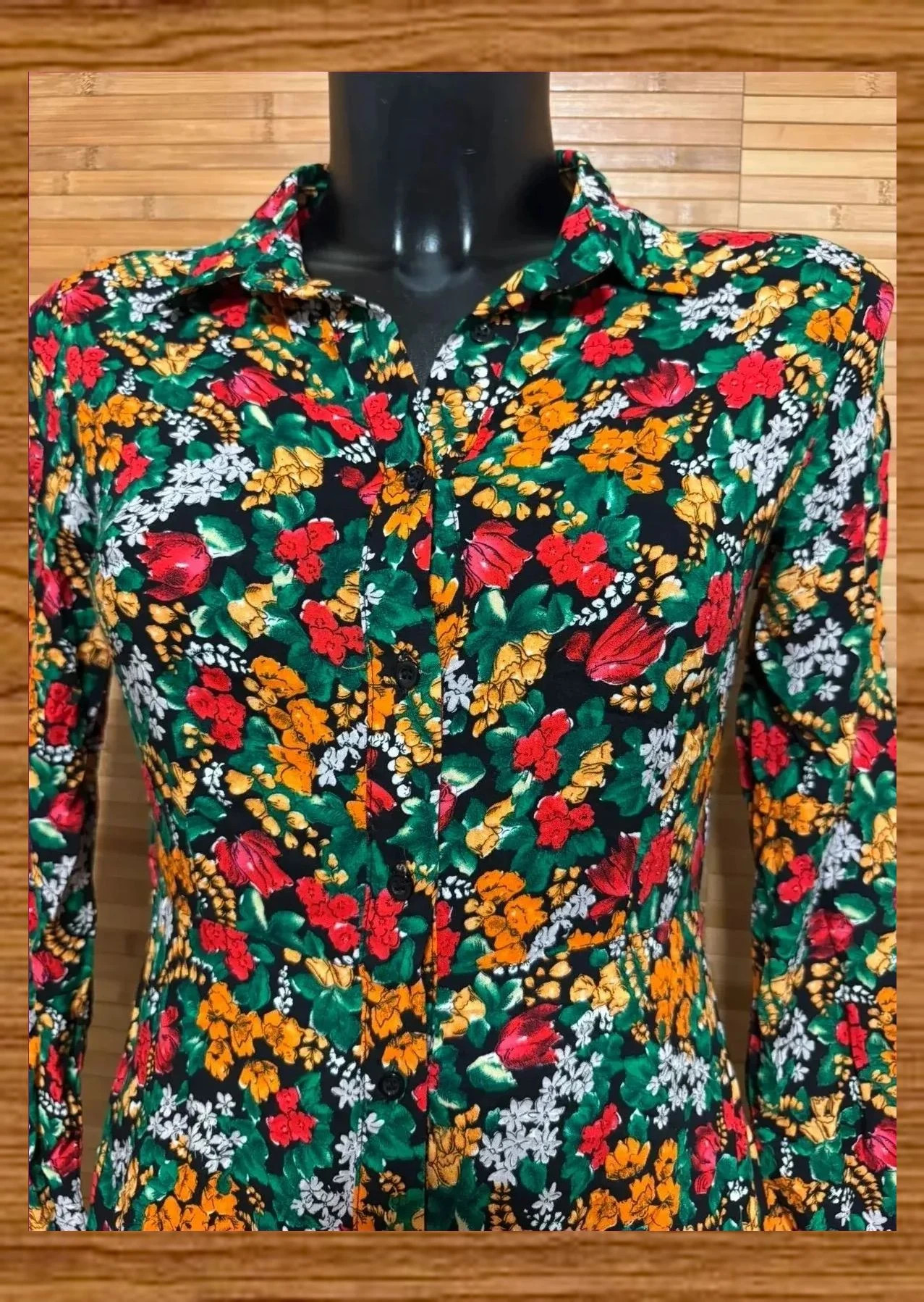 Divino vestido largo estampado flores de tela viscosa talla S 😍 – La Boutique – taille S / 36 / 8 4