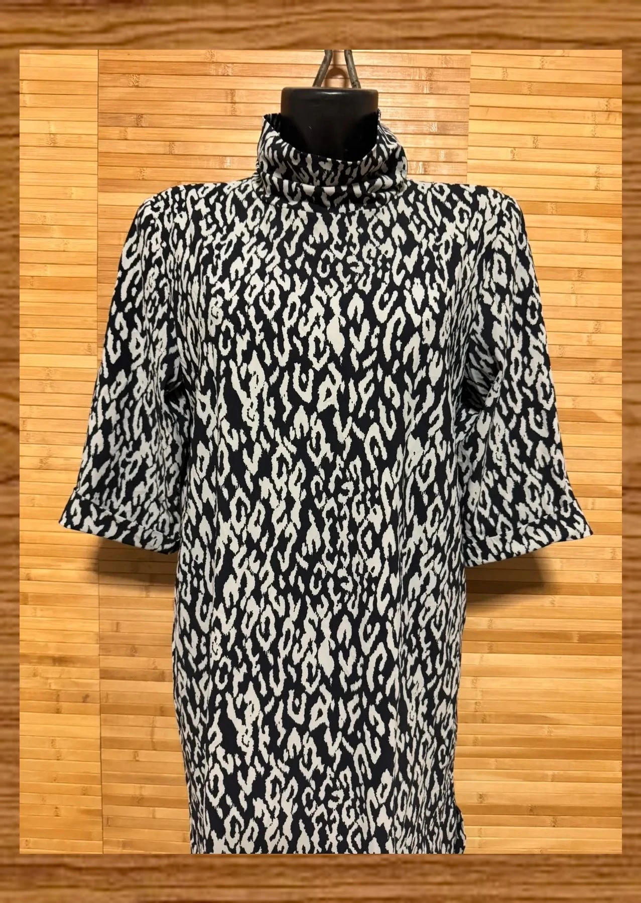 Divino vestido estampado animal print de marca Penn&Ink , talla 40 , elástico 😍 – Penn&Ink – taille L / 40 / 12 3