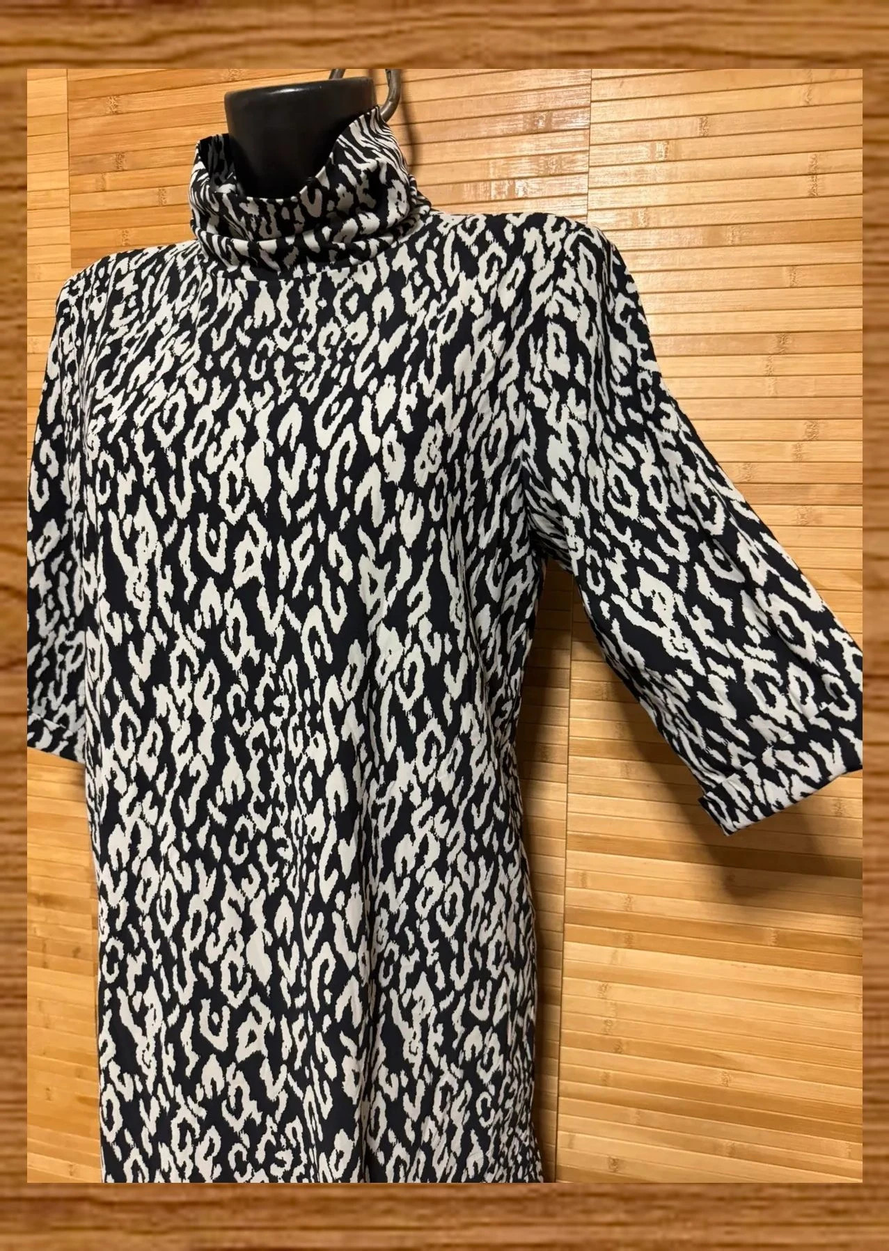 Divino vestido estampado animal print de marca Penn&Ink , talla 40 , elástico 😍 – Penn&Ink – taille L / 40 / 12 4