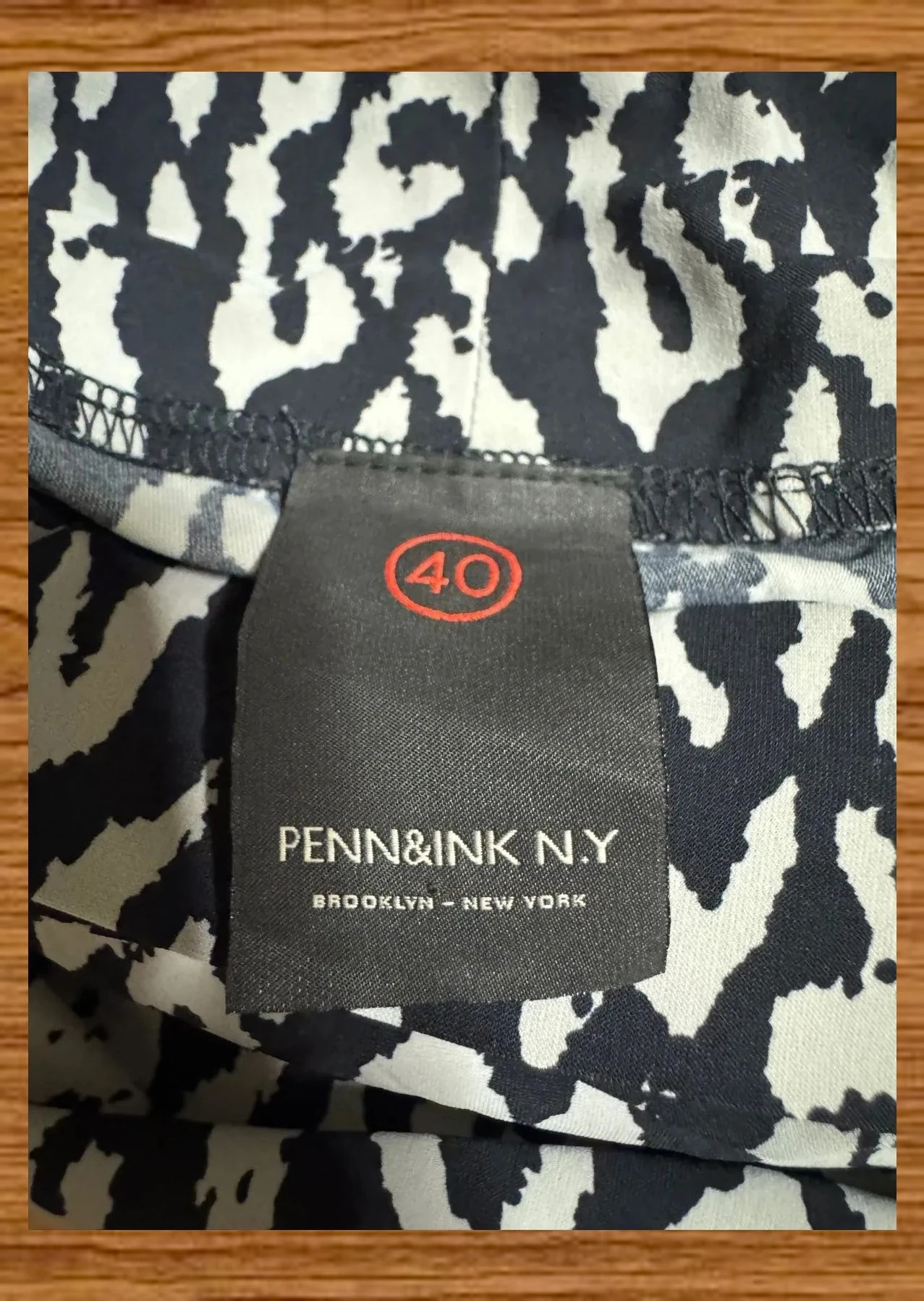 Divino vestido estampado animal print de marca Penn&Ink , talla 40 , elástico 😍 – Penn&Ink – taille L / 40 / 12 5