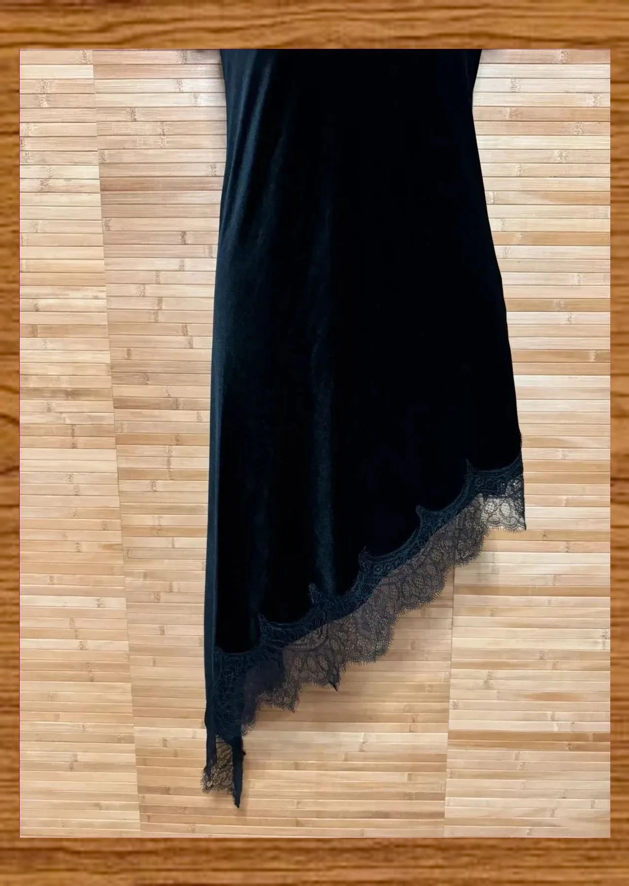 Divino vestido lencero de terciopelo y encaje de Zara ,talla XS 😍 – Zara – taille XS / 34 / 6 4