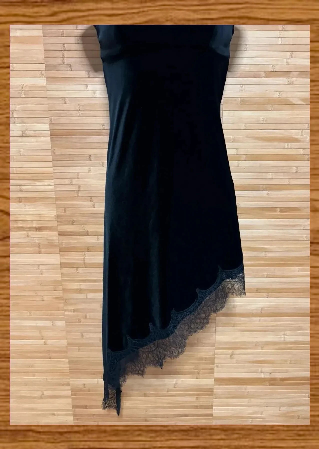 Divino vestido lencero de terciopelo y encaje de Zara ,talla XS 😍 – Zara – taille XS / 34 / 6 5