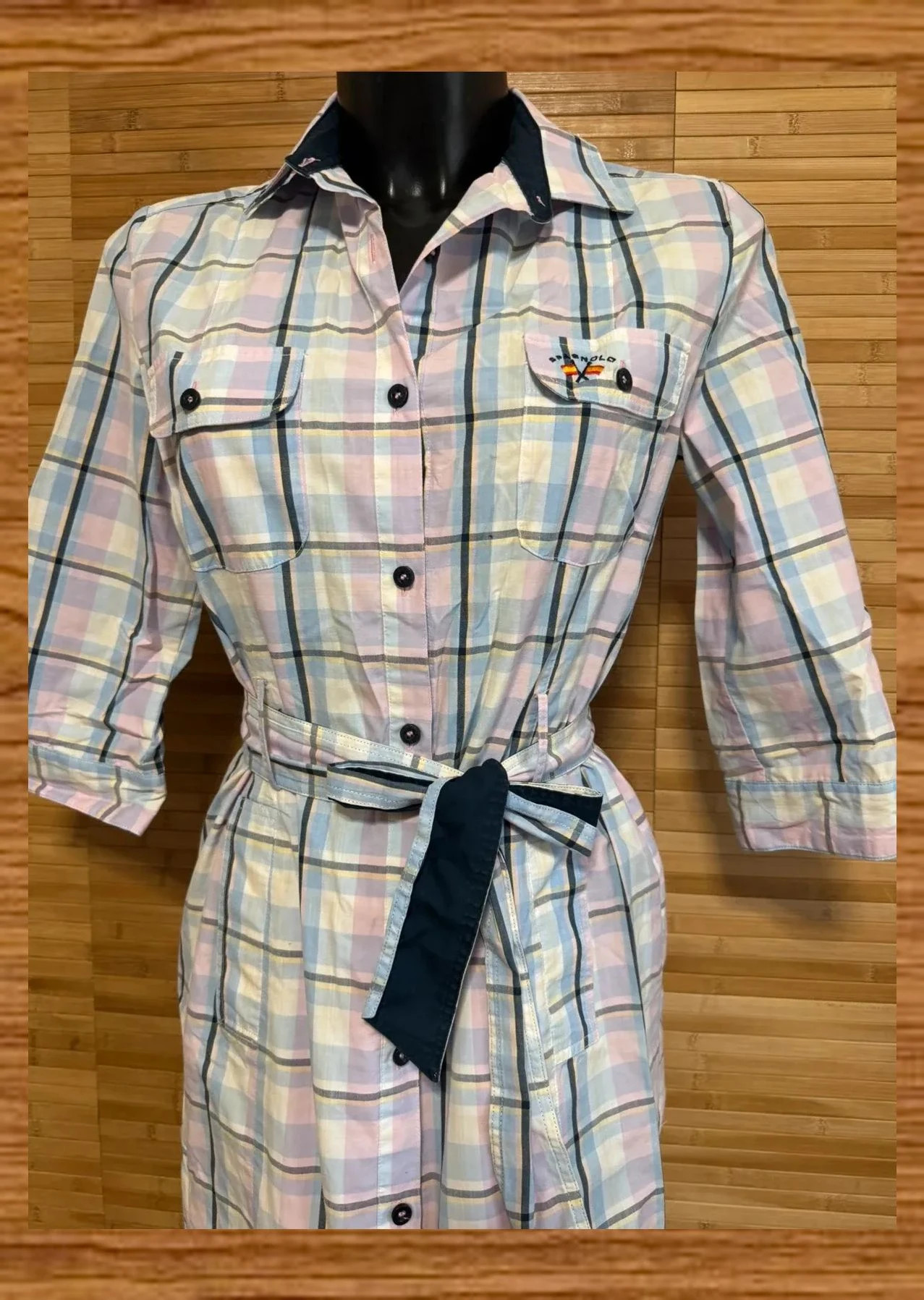 Divino vestido cuadros algodón de Spagnolo talla M 😍 – spagnolo – taille M / 38 / 10 3