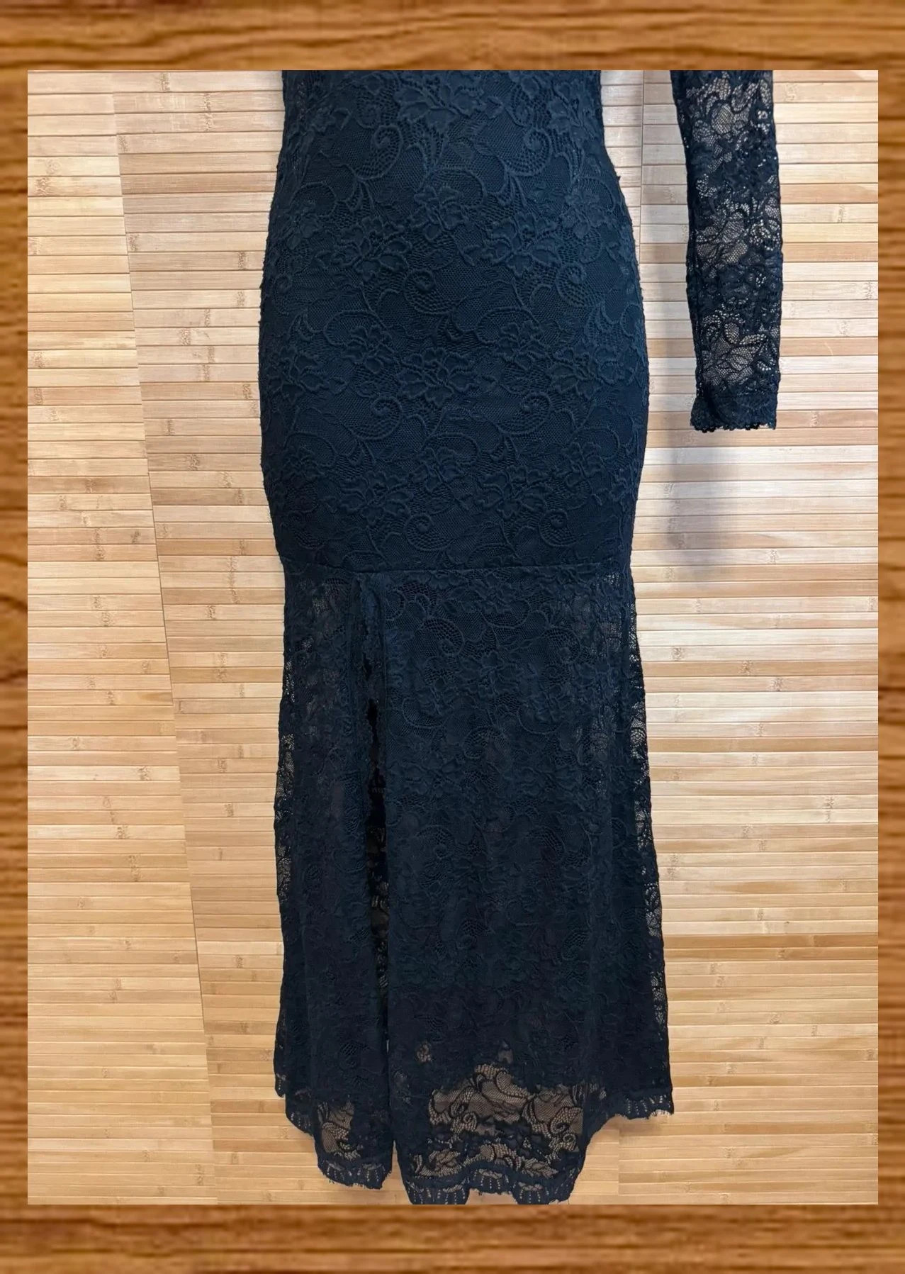 Espectacular vestido negro largo de encaje elástico, marca Miusol talla S 😍 – Miusol – taille S / 36 / 8 2
