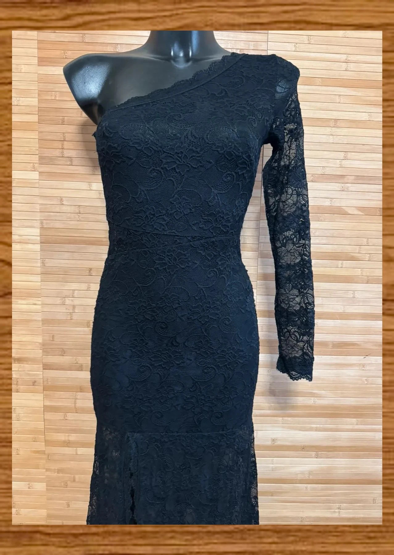 Espectacular vestido negro largo de encaje elástico, marca Miusol talla S 😍 – Miusol – taille S / 36 / 8 3