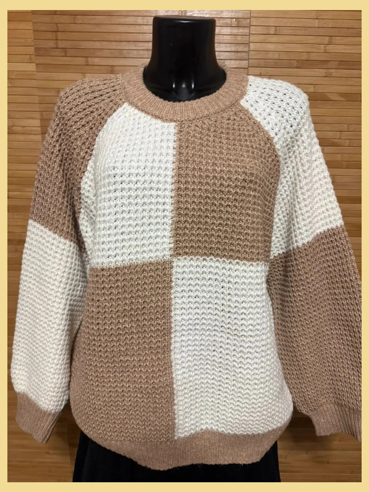 Divino jersey bicolor de mango , talla XXL 😍 – Mango – taille XXL / 44 / 16 2