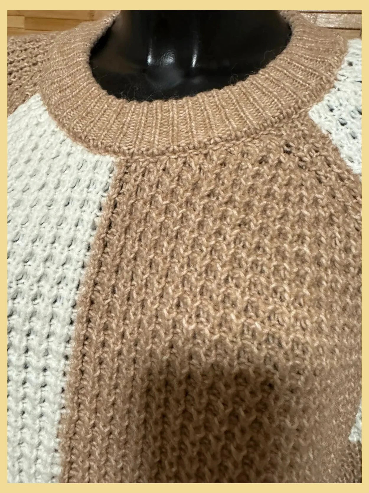Divino jersey bicolor de mango , talla XXL 😍 – Mango – taille XXL / 44 / 16 4