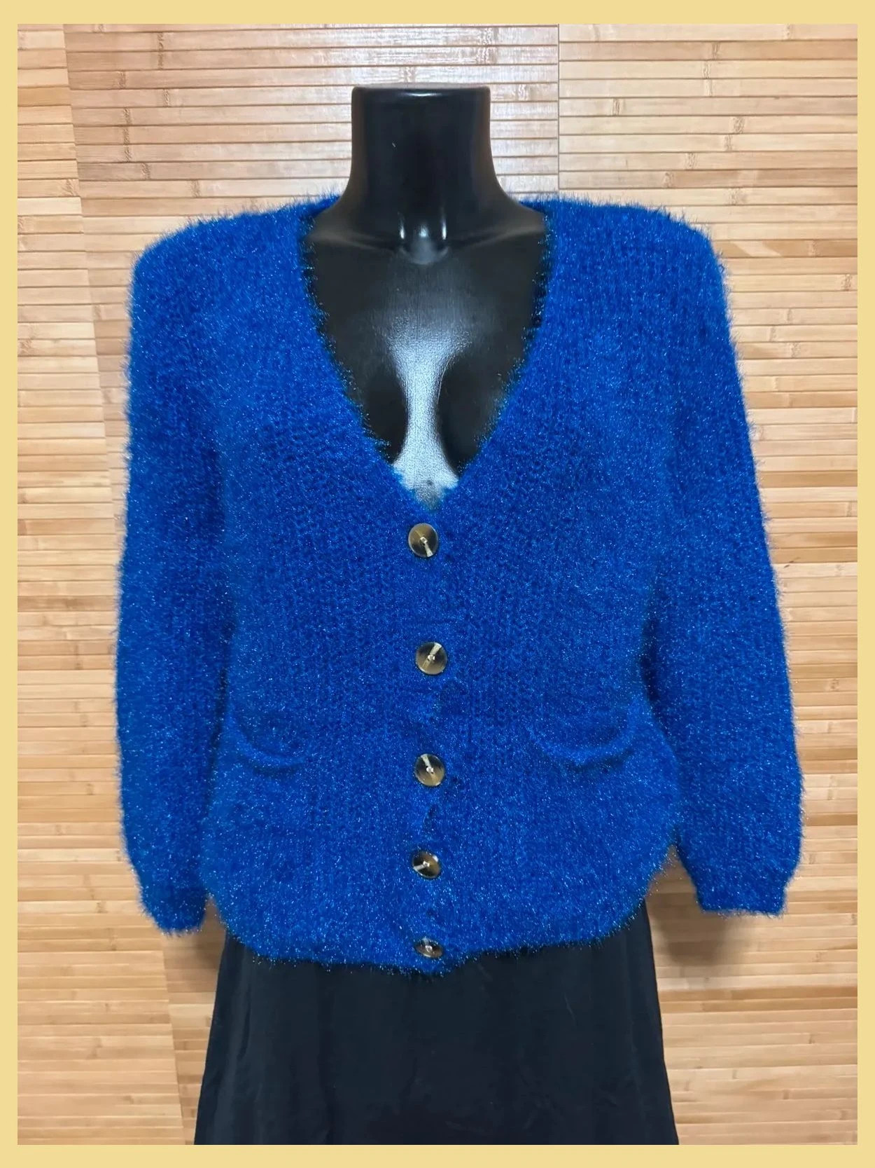 Divino cárdigan azul talla única 😍