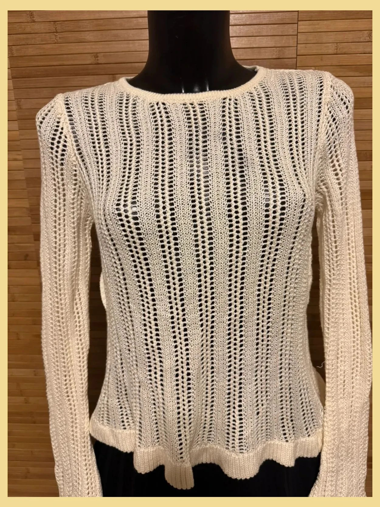 Divino jersey calado espalda abierta de marca Agua talla S 😍 – Aqua – taille S / 36 / 8 3