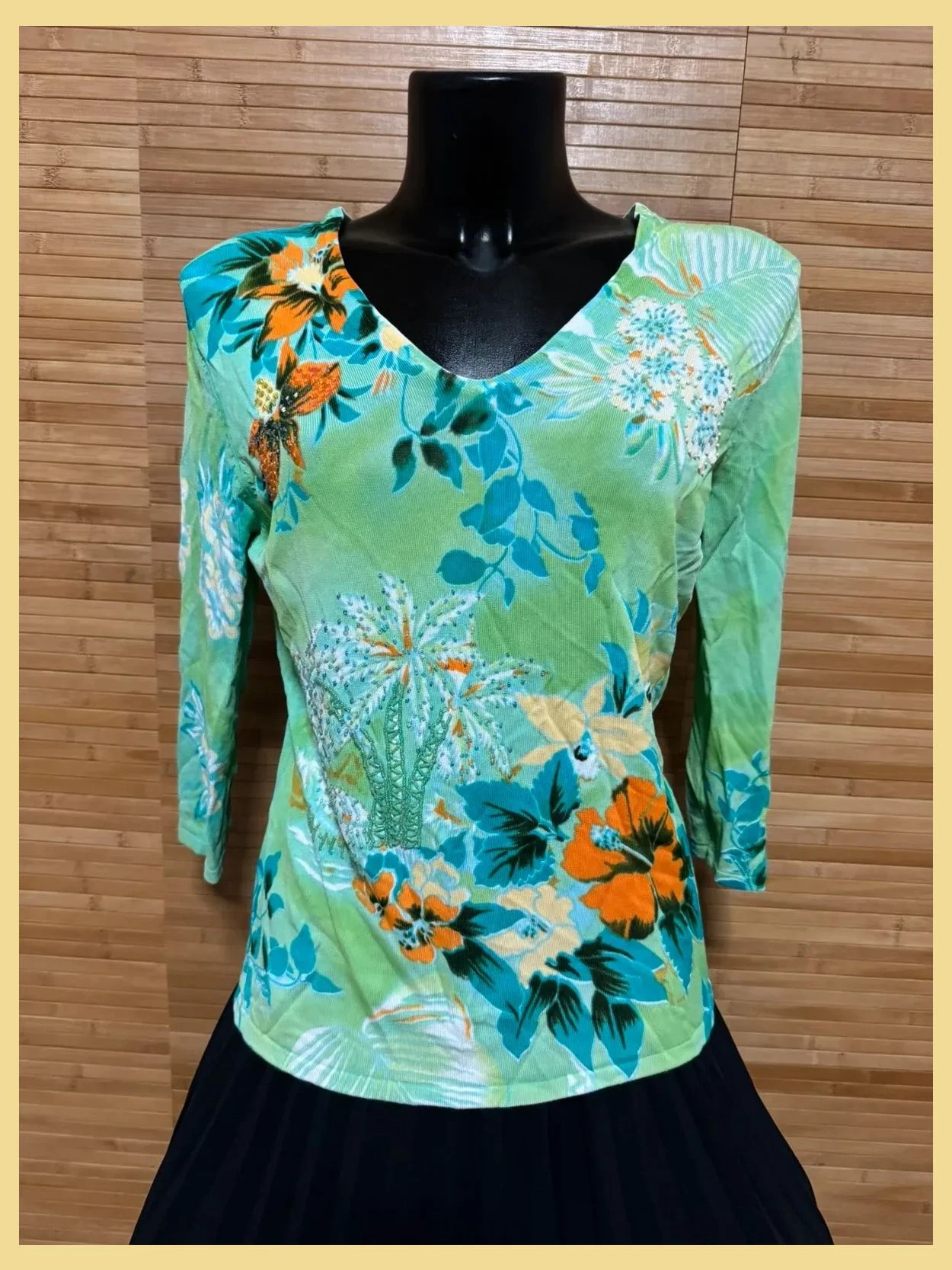 Divino jersey estampado vintage , talla única 😍