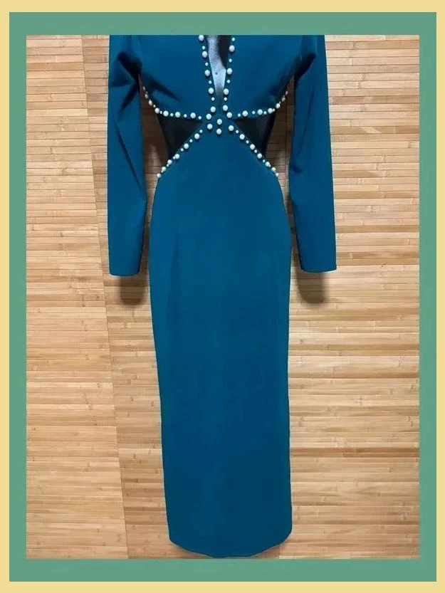 Divino vestido largo para fiesta , talla única para M , tela elástica 😍 – La Boutique – taille Taille unique 2