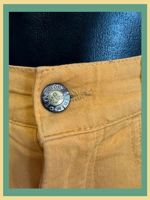 Divino vaquero croped vintage cintura alta , elástico, de Iris Von arnim 😍 – Iris Von Arnim – taille S / 36 / 8 5