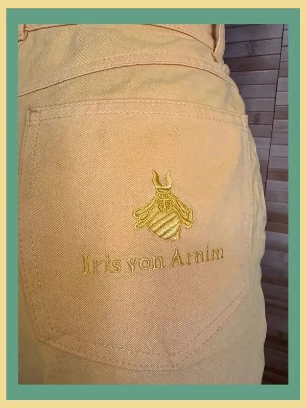 Divino vaquero croped vintage cintura alta , elástico, de Iris Von arnim 😍 – Iris Von Arnim – taille S / 36 / 8 4