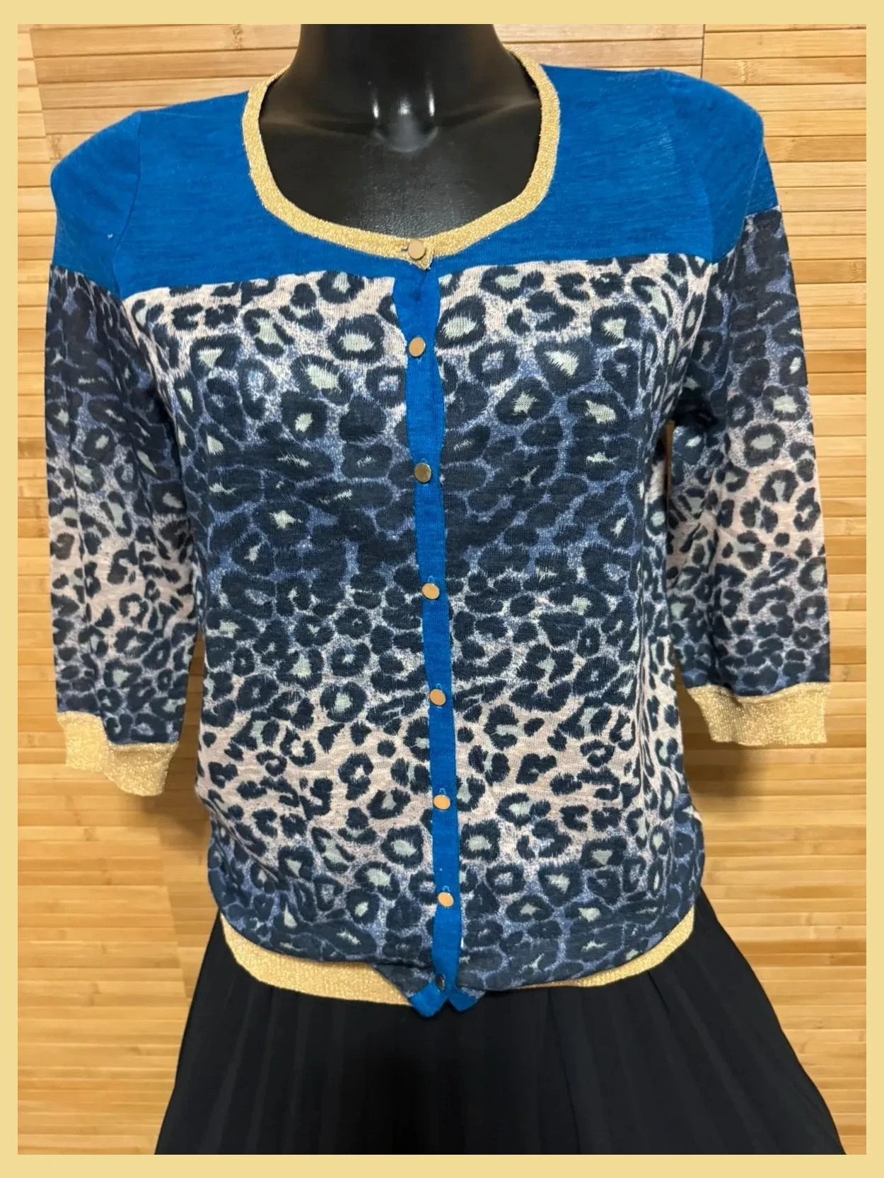Divino cárdigan fino de seda 100% de Kouros Sardar talla S 😍 – Kouros Sardar – taille S / 36 / 8 2