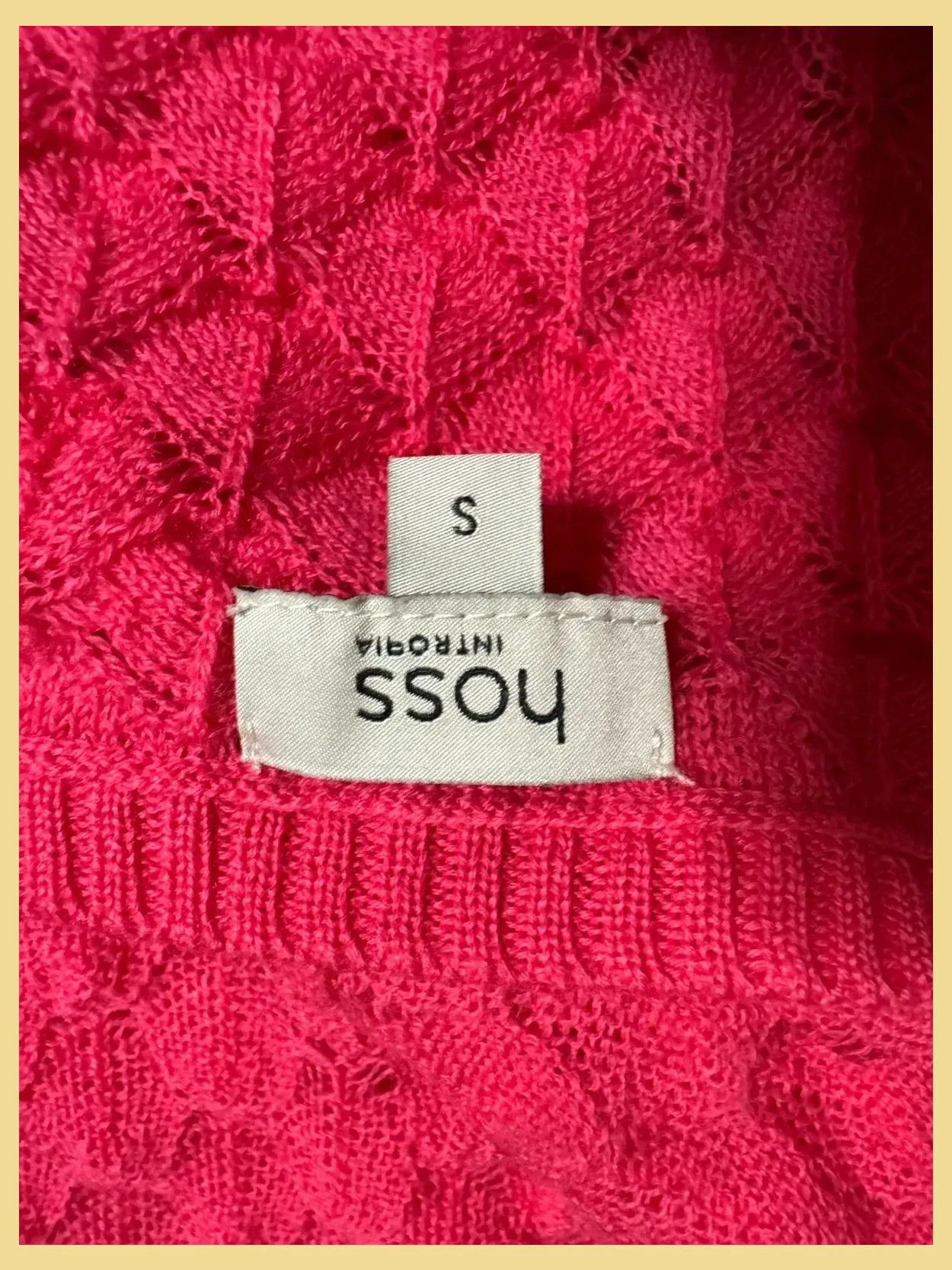 Divino jersey rosa de hoss intropia , talla S 😍 – Hoss Intropia – taille S / 36 / 8 5