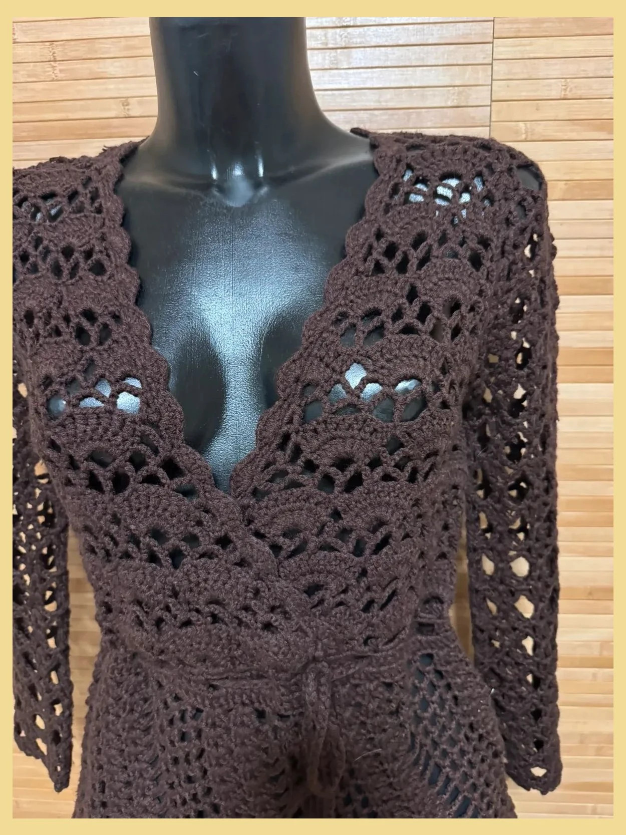 Divino jersey crochet lana , marca Sanye talla S/M 😍 – Sanye – taille S / 36 / 8 3