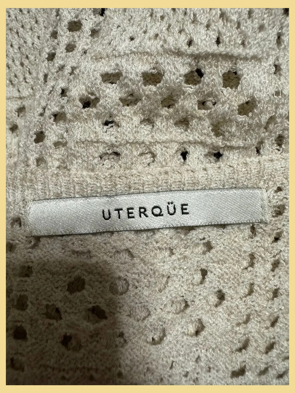 Divina blusa punto crochet de uterque talla M 😍 – Uterqüe – taille M / 38 / 10 5