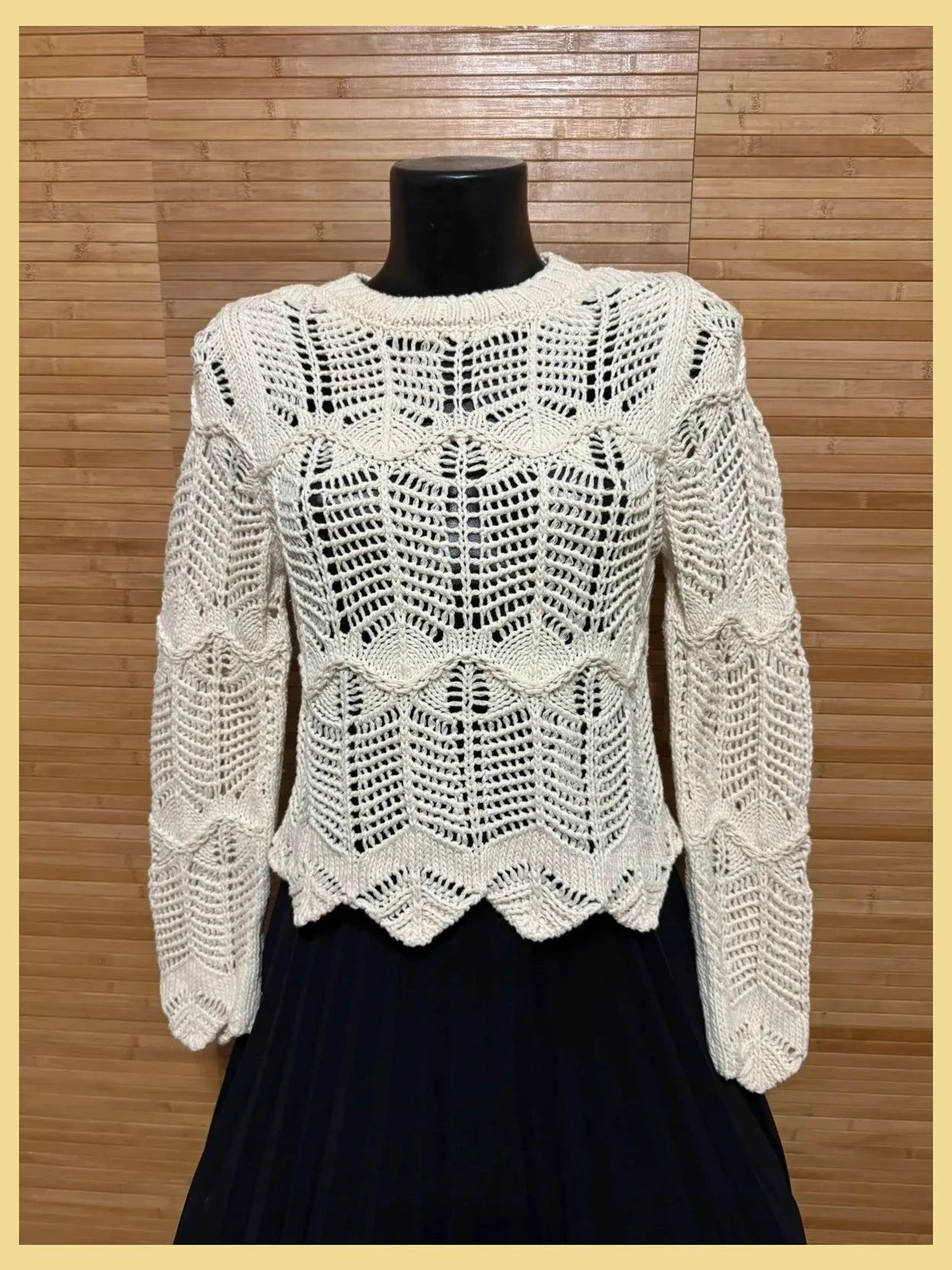 Divino jersey crochet de new look talla 38 😍