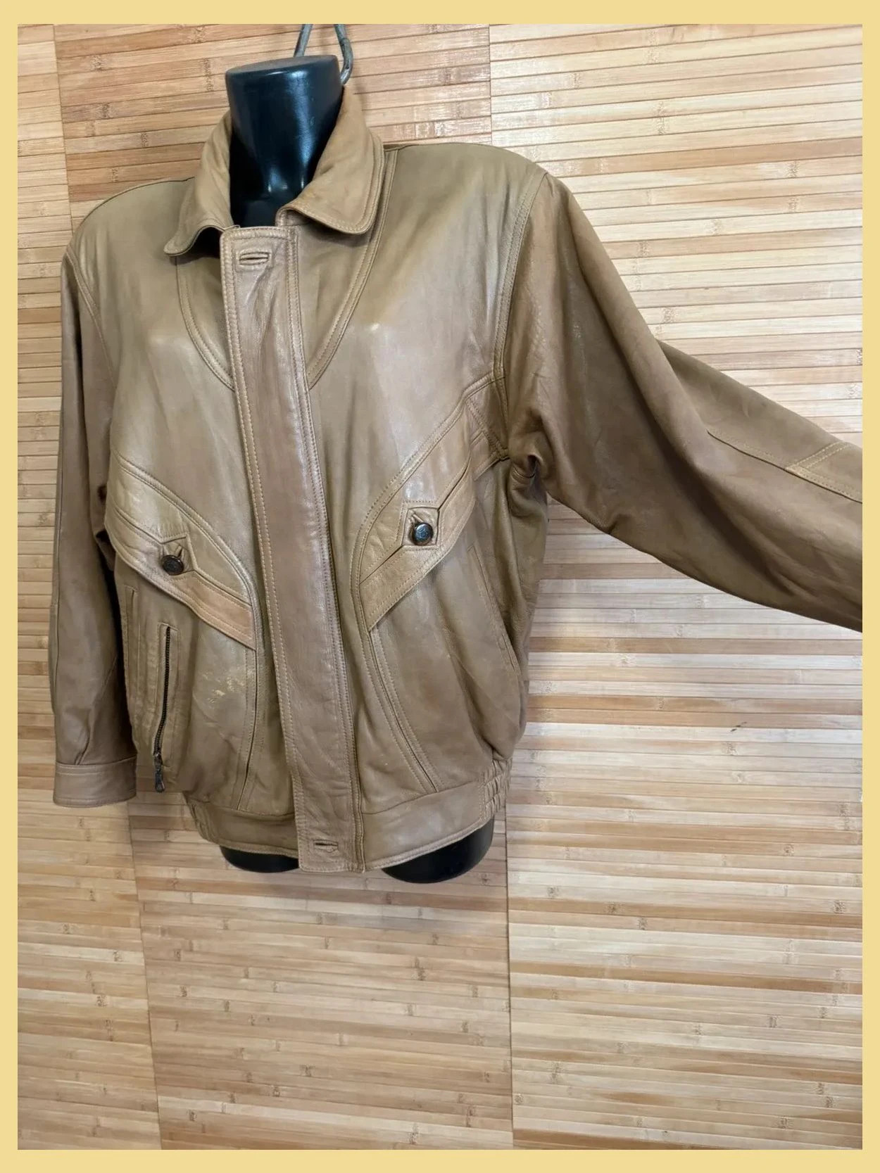 Chaqueta piel vintage talla L 😍 – Vintage Dressing – taille L 3