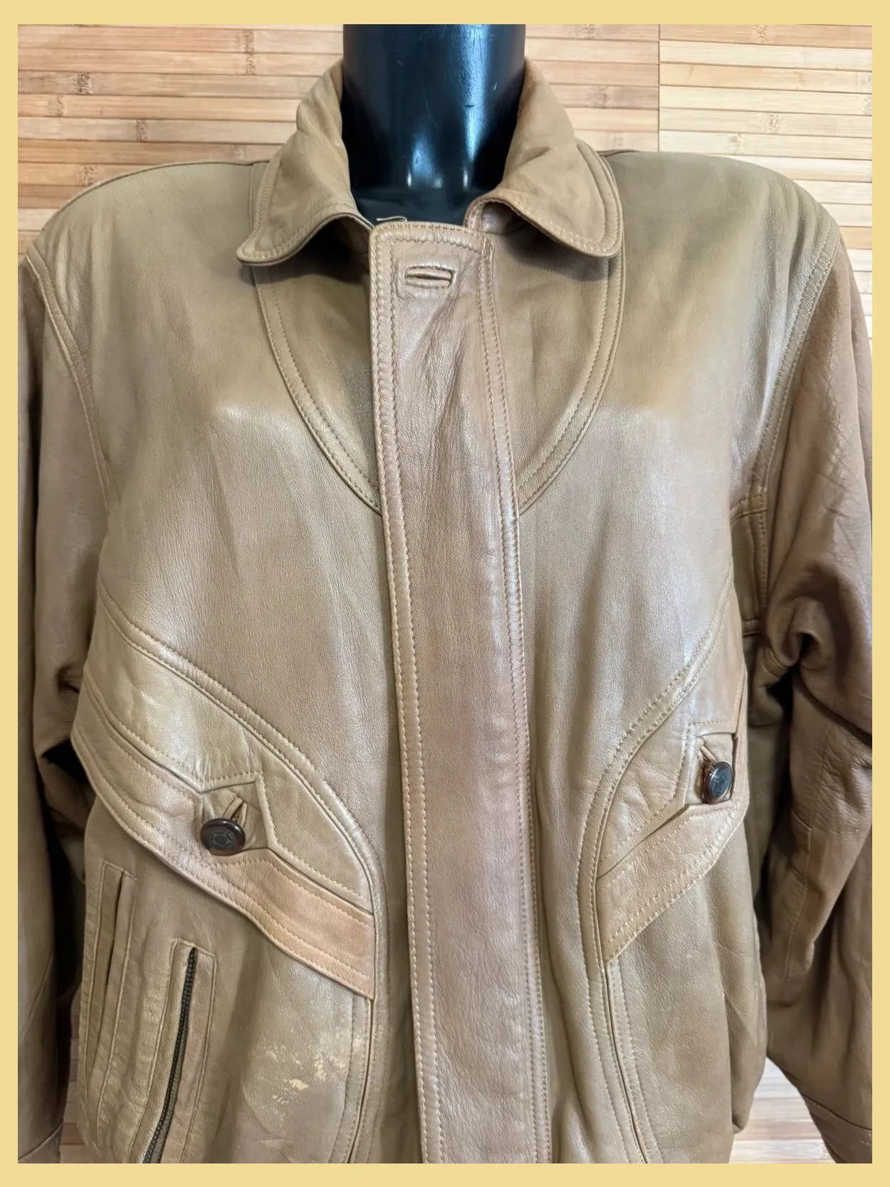 Chaqueta piel vintage talla L 😍 – Vintage Dressing – taille L 4