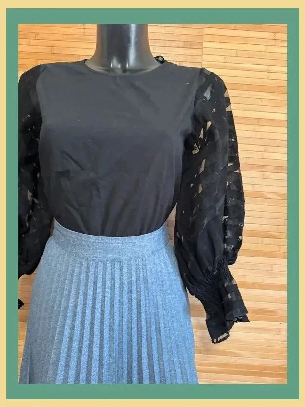 Divina blusa negra de Zara talla XS 😍 – Zara – taille XS / 34 / 6 3