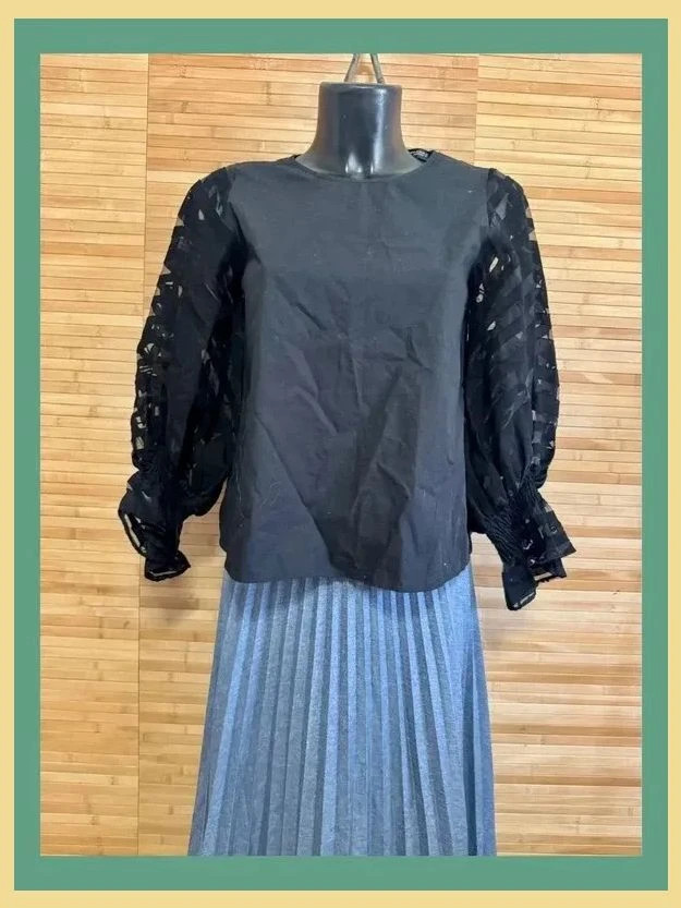 Divina blusa negra de Zara talla XS 😍 – Zara – taille XS / 34 / 6 4