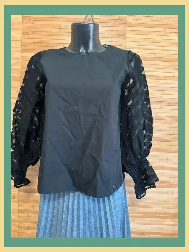 Divina blusa negra de Zara talla XS 😍 – Zara – taille XS / 34 / 6 5