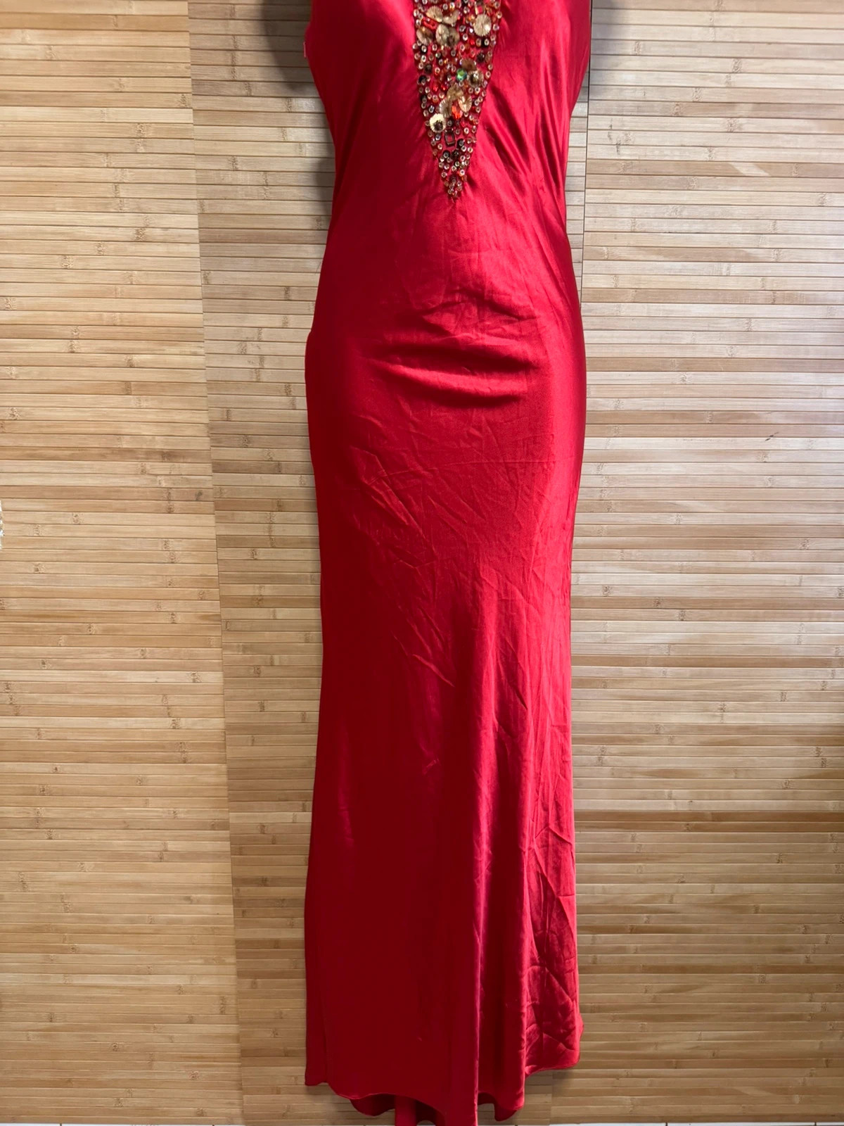 Espectacular vestido fiesta tela satinada tacto seda talla 36 😍 – lauren cole – taille S / 36 / 8 2